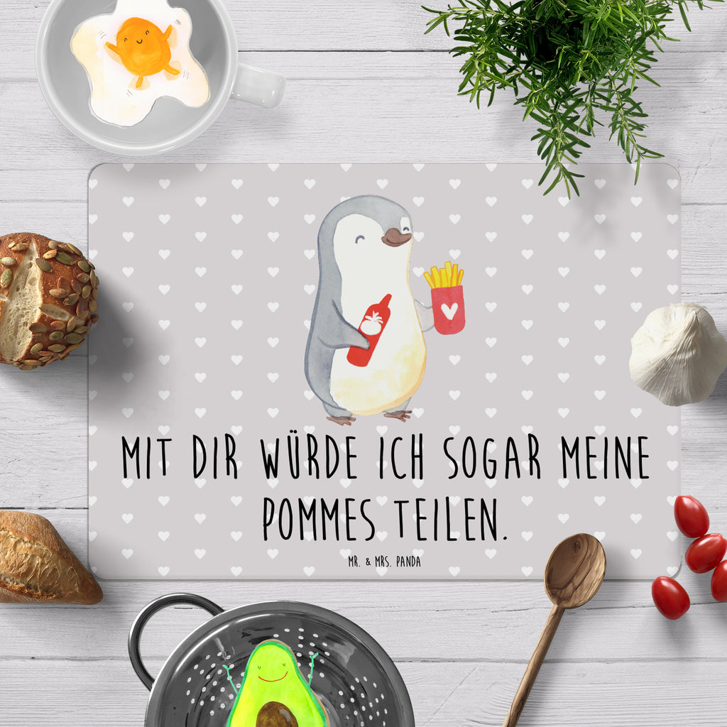 Tischset Pinguin Pommes Tischset, Tischuntersetzer, Platzset, Liebe, Partner, Freund, Freundin, Ehemann, Ehefrau, Heiraten, Verlobung, Heiratsantrag, Liebesgeschenk, Jahrestag, Hocheitstag, Valentinstag, Geschenk für Frauen, Hochzeitstag, Mitbringsel, Geschenk für Freundin, Geschenk für Partner, Liebesbeweis, für Männer, für Ehemann