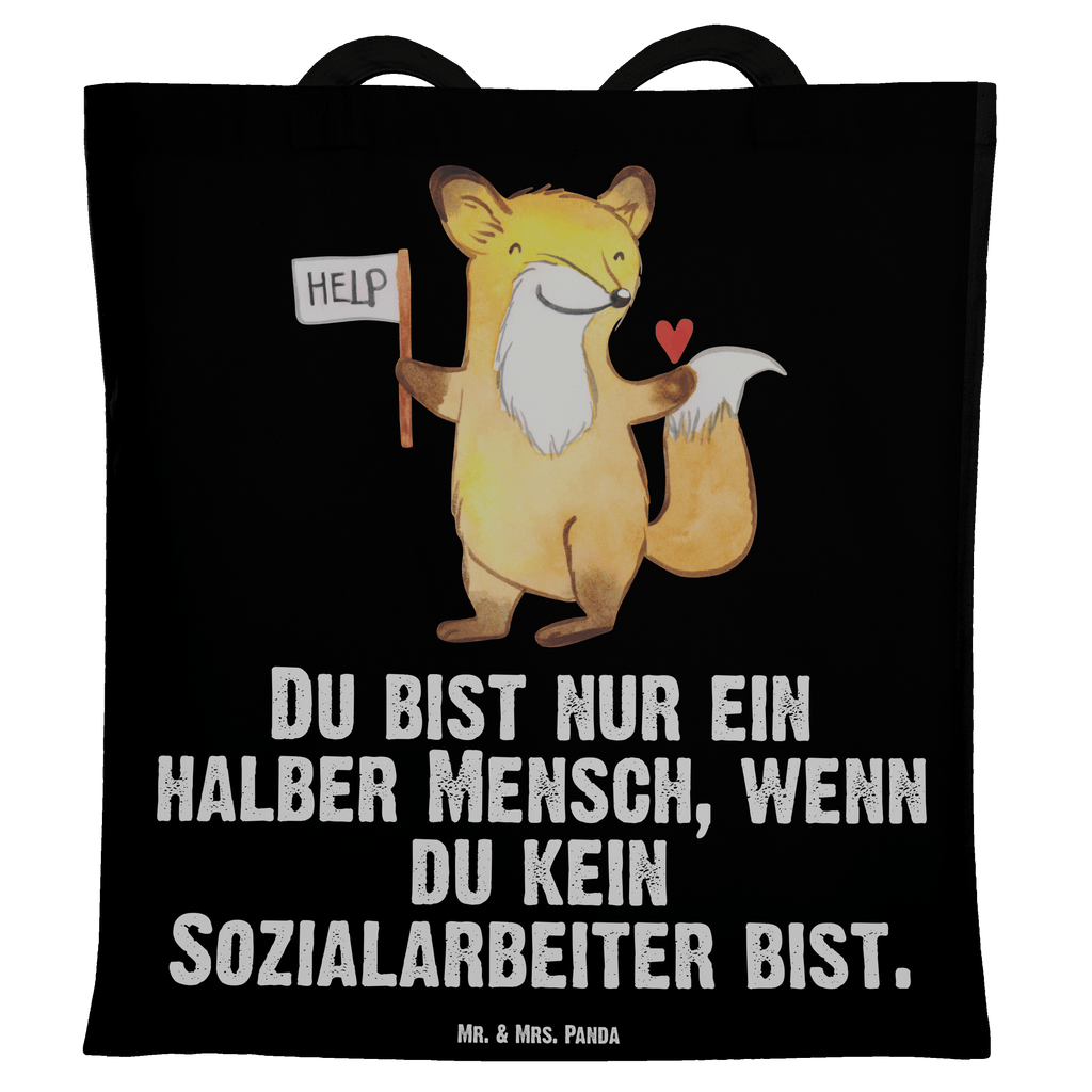 Tragetasche Sozialarbeiter mit Herz Beuteltasche, Beutel, Einkaufstasche, Jutebeutel, Stoffbeutel, Tasche, Shopper, Umhängetasche, Strandtasche, Schultertasche, Stofftasche, Tragetasche, Badetasche, Jutetasche, Einkaufstüte, Laptoptasche, Beruf, Ausbildung, Jubiläum, Abschied, Rente, Kollege, Kollegin, Geschenk, Schenken, Arbeitskollege, Mitarbeiter, Firma, Danke, Dankeschön