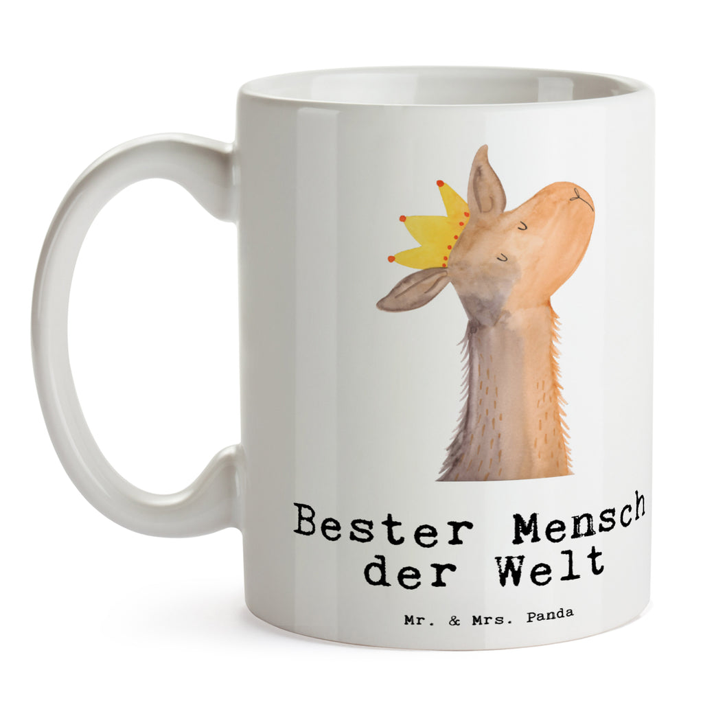 Tasse Lama Bester Mensch der Welt Tasse, Kaffeetasse, Teetasse, Becher, Kaffeebecher, Teebecher, Keramiktasse, Porzellantasse, Büro Tasse, Geschenk Tasse, Tasse Sprüche, Tasse Motive, für, Dankeschön, Geschenk, Schenken, Geburtstag, Geburtstagsgeschenk, Geschenkidee, Danke, Bedanken, Mitbringsel, Freude machen, Geschenktipp, Lieblingsmensch, Liebling, Lieblings Mensch, tollster Mensch, Vorbild, Partner, Ehemann, Ehefrau, Liebe, Valentinstag