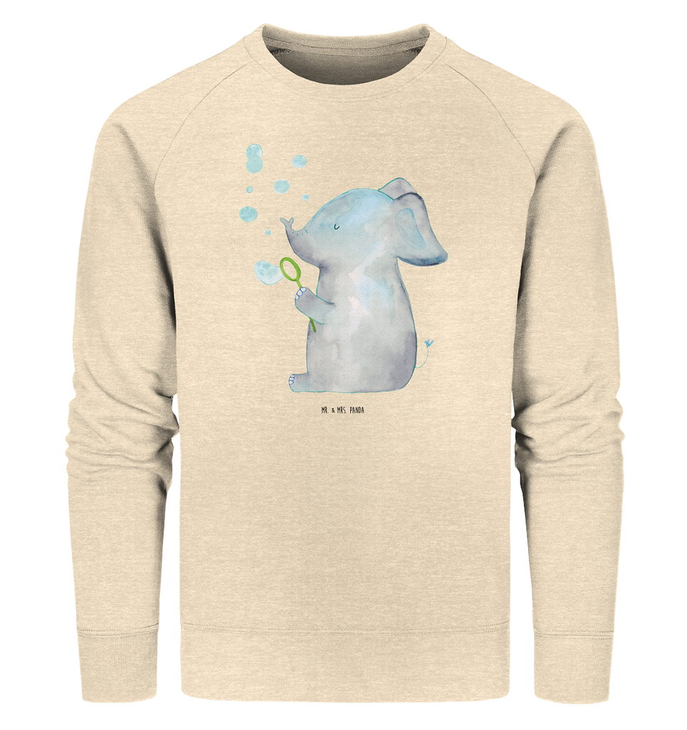 Organic Pullover Elefant Seifenblasen Pullover, Pullover Männer, Pullover Frauen, Sweatshirt, Sweatshirt Männer, Sweatshirt Frauen, Unisex, Tiermotive, Gute Laune, lustige Sprüche, Tiere, Elefant, Elefanten, Dickhäuter, Rüsseltier, Seifenblasen, Liebe, Heimat, Gefühl. Daheim, Liebesbeweis, Liebesspruch