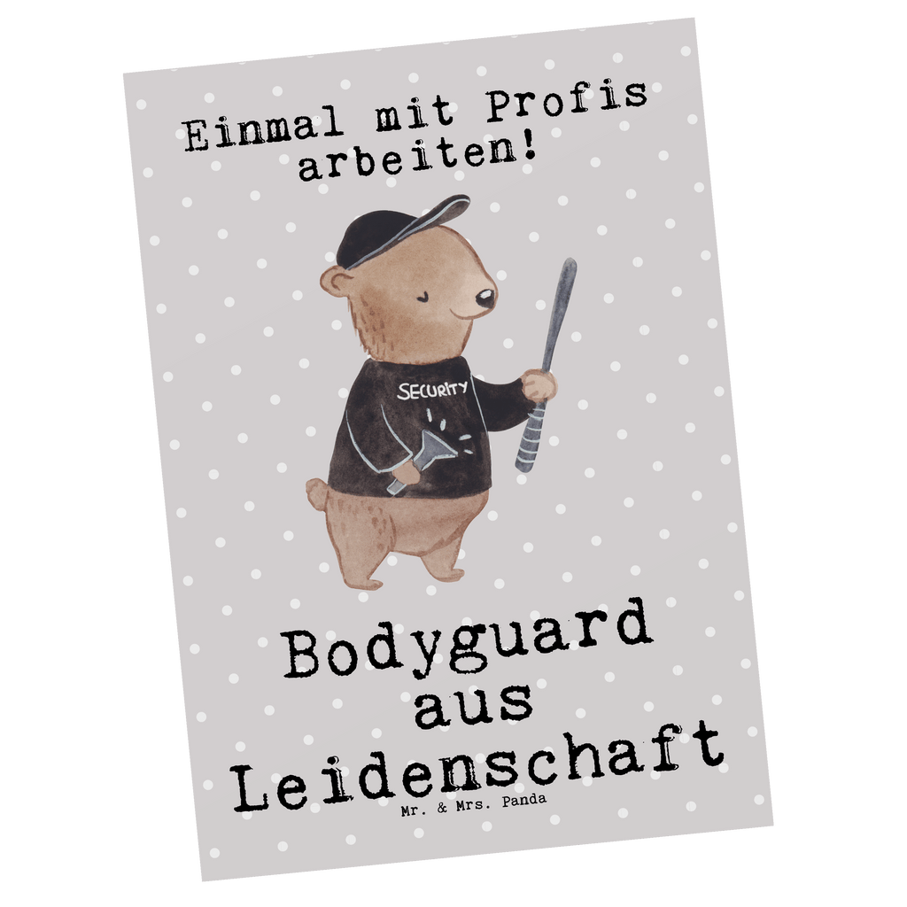 Postkarte Bodyguard aus Leidenschaft Postkarte, Karte, Geschenkkarte, Grußkarte, Einladung, Ansichtskarte, Geburtstagskarte, Einladungskarte, Dankeskarte, Ansichtskarten, Einladung Geburtstag, Einladungskarten Geburtstag, Beruf, Ausbildung, Jubiläum, Abschied, Rente, Kollege, Kollegin, Geschenk, Schenken, Arbeitskollege, Mitarbeiter, Firma, Danke, Dankeschön, Bodyguard, Personenschützer