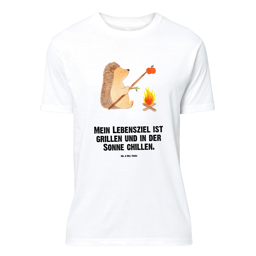 T-Shirt Standard Igel grillt T-Shirt, Shirt, Tshirt, Lustiges T-Shirt, T-Shirt mit Spruch, Party, Junggesellenabschied, Jubiläum, Geburstag, Herrn, Damen, Männer, Frauen, Schlafshirt, Nachthemd, Sprüche, Tiermotive, Gute Laune, lustige Sprüche, Tiere, Igel, Grillen, Ziele, Motivation, arbeitslos, Sinn des Lebens, Spruch