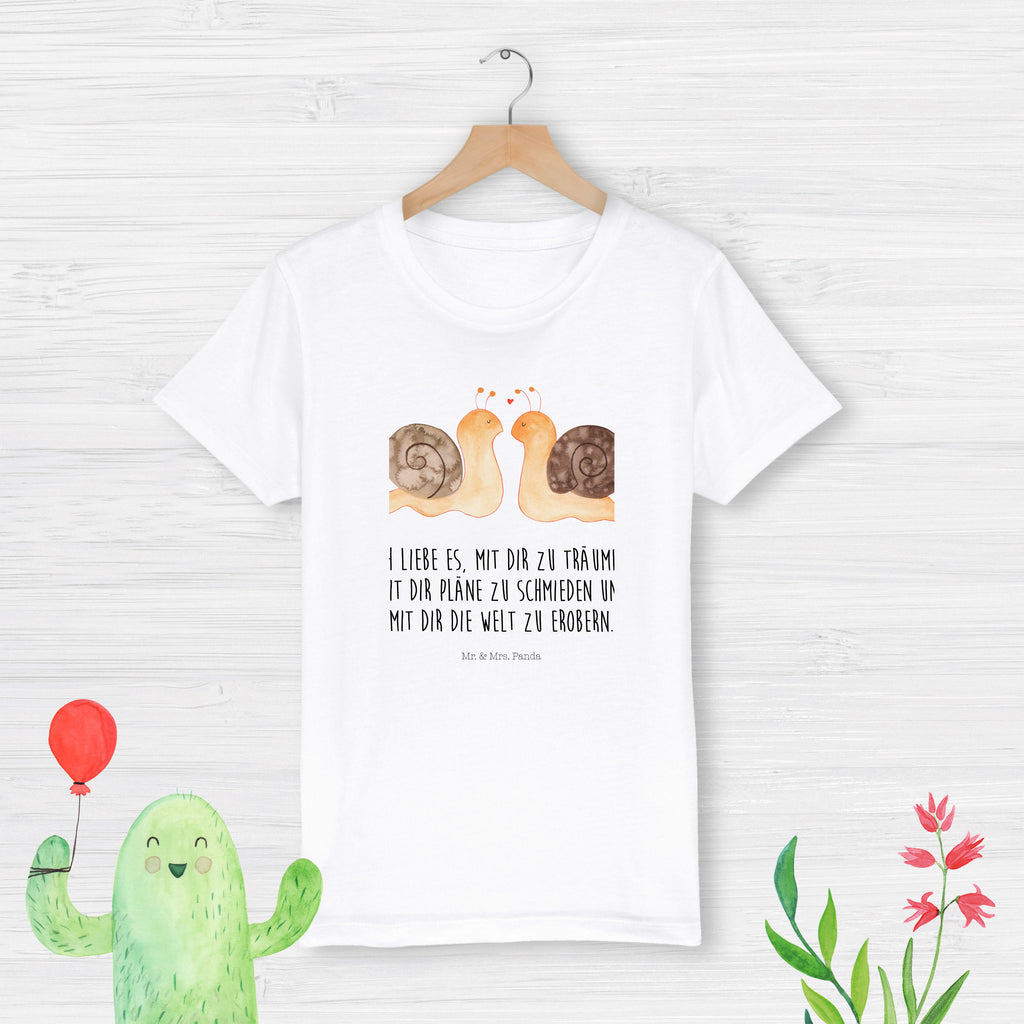 Organic Kinder T-Shirt Schnecken Liebe Kinder T-Shirt, Kinder T-Shirt Mädchen, Kinder T-Shirt Jungen, Liebe, Partner, Freund, Freundin, Ehemann, Ehefrau, Heiraten, Verlobung, Heiratsantrag, Liebesgeschenk, Jahrestag, Hocheitstag