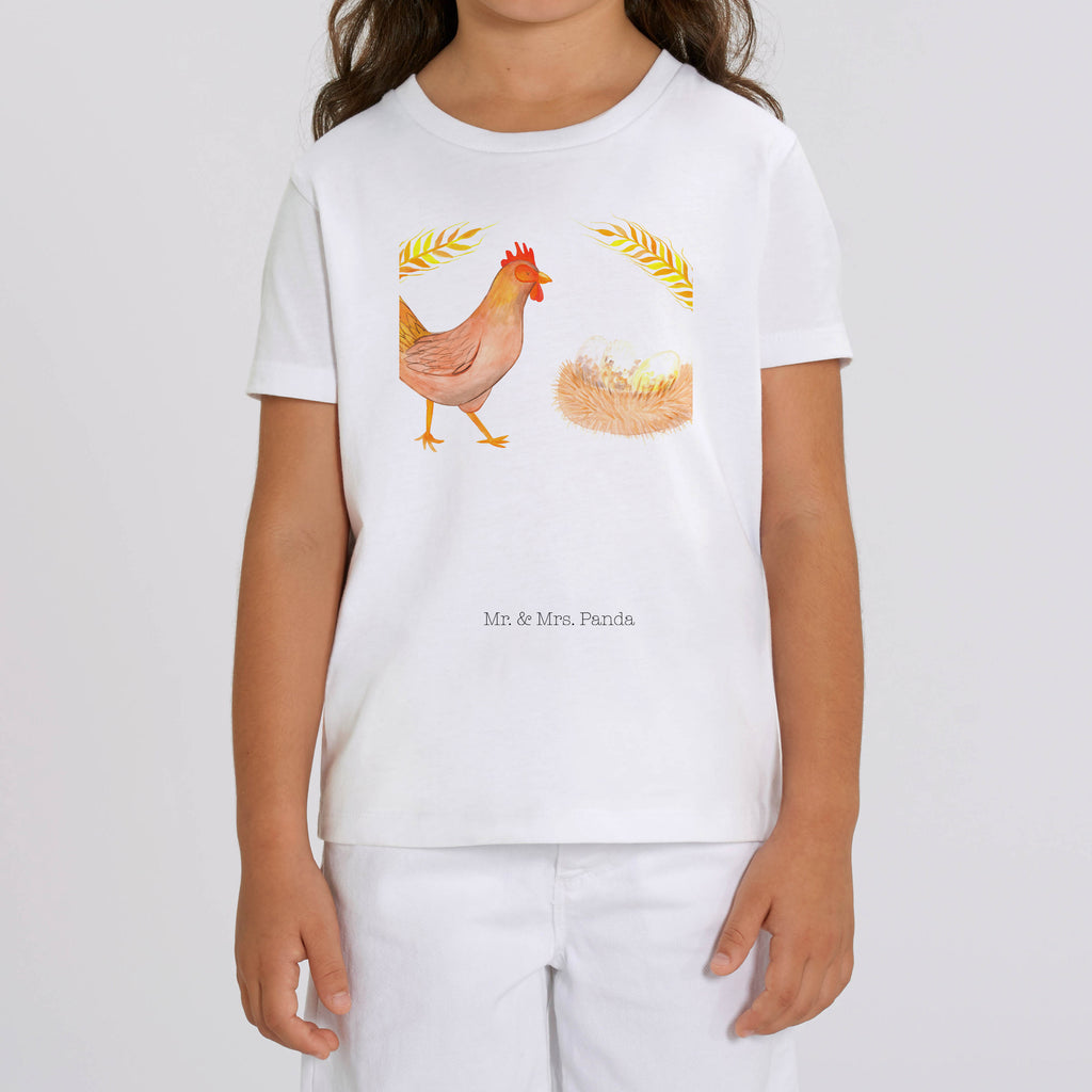 Organic Kinder T-Shirt Huhn Stolz Kinder T-Shirt, Kinder T-Shirt Mädchen, Kinder T-Shirt Jungen, Bauernhof, Hoftiere, Landwirt, Landwirtin, Hahn, Henne, Hühner, Eier, Hof, Landleben, Motivation, Geburt, Magie, Spruch, Schwangerschaft