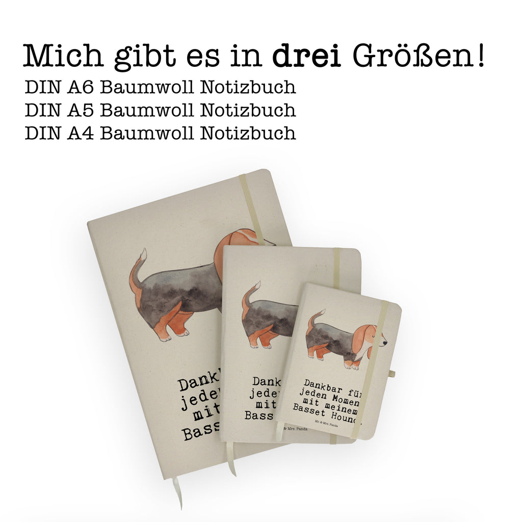 Baumwoll Notizbuch Basset Hound Moment Notizen, Eintragebuch, Tagebuch, Notizblock, Adressbuch, Journal, Kladde, Skizzenbuch, Notizheft, Schreibbuch, Schreibheft, Hund, Hunderasse, Rassehund, Hundebesitzer, Geschenk, Tierfreund, Schenken, Welpe, Basset Hound, Basset