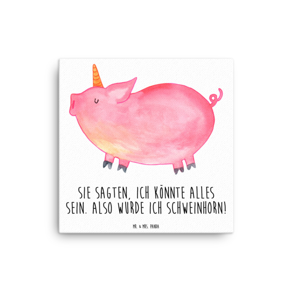 Leinwand Bild Einhorn Schweinhorn Leinwand, Bild, Kunstdruck, Wanddeko, Dekoration, Einhorn, Einhörner, Einhorn Deko, Pegasus, Unicorn, Party, Spaß, Schwein, Schweinhorn, Bauer, witzig. lustig, Spruch, geschenk, Pig, Piggy, funny, english, englisch