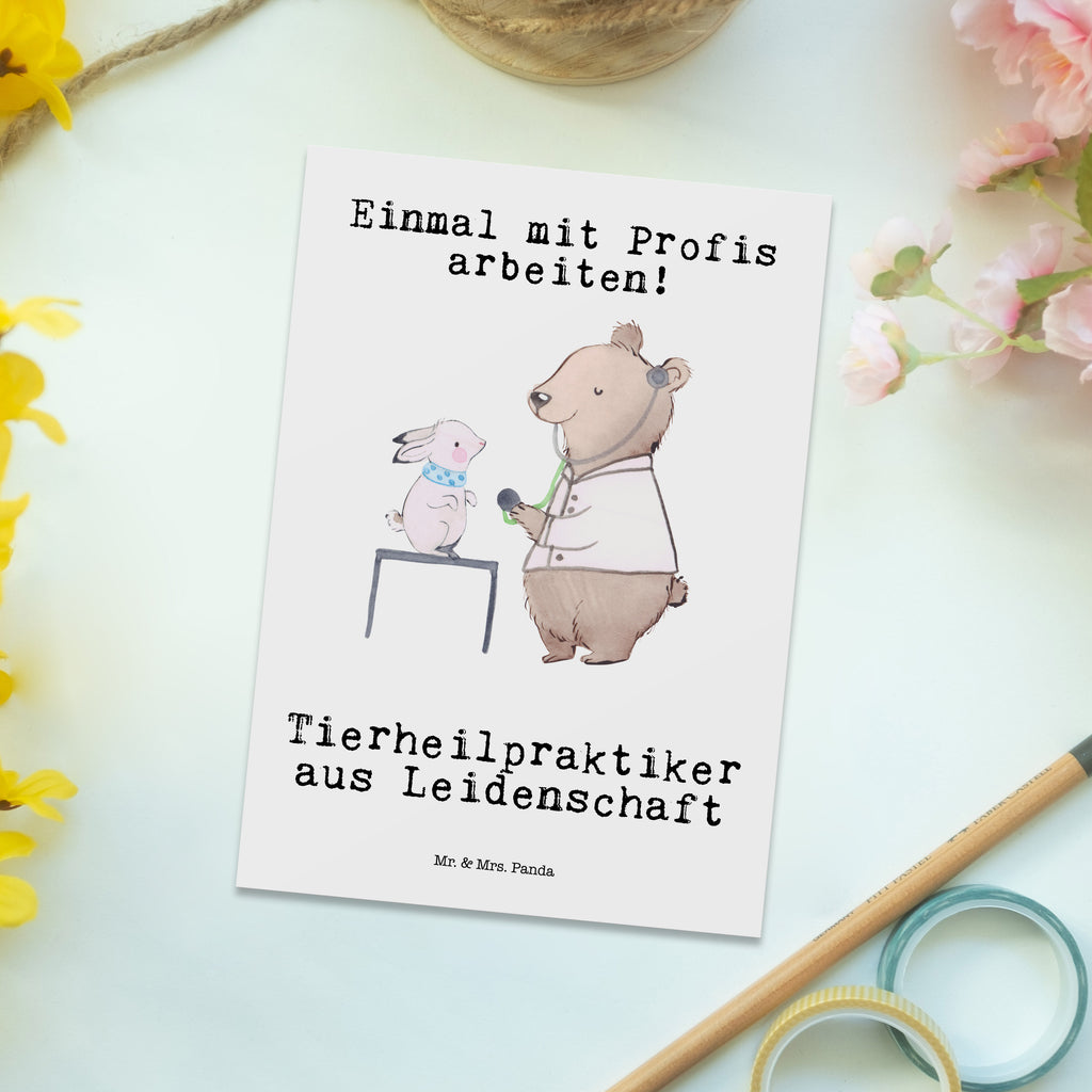 Postkarte Tierheilpraktiker aus Leidenschaft Postkarte, Karte, Geschenkkarte, Grußkarte, Einladung, Ansichtskarte, Geburtstagskarte, Einladungskarte, Dankeskarte, Ansichtskarten, Einladung Geburtstag, Einladungskarten Geburtstag, Beruf, Ausbildung, Jubiläum, Abschied, Rente, Kollege, Kollegin, Geschenk, Schenken, Arbeitskollege, Mitarbeiter, Firma, Danke, Dankeschön