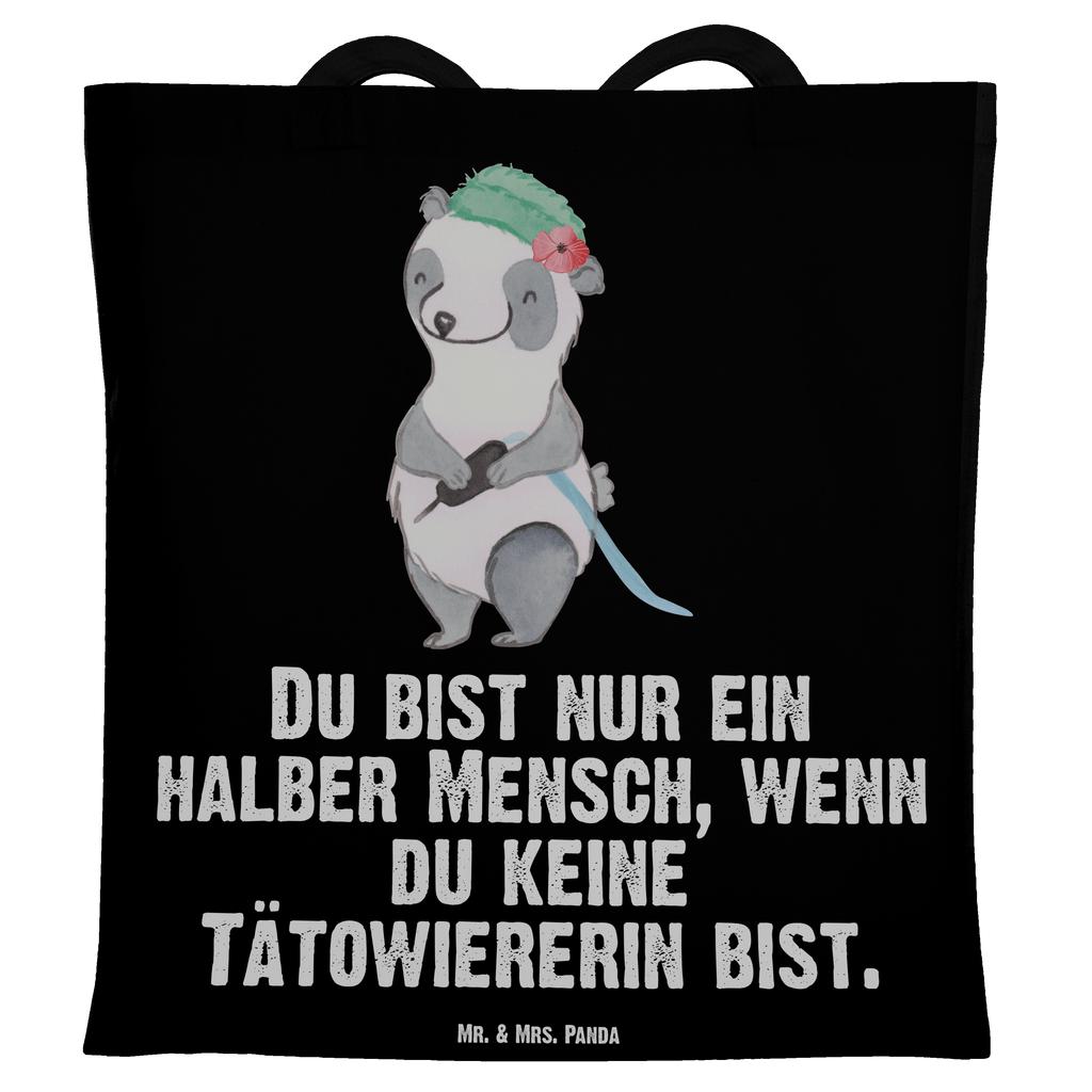 Tragetasche Tätowiererin mit Herz Beuteltasche, Beutel, Einkaufstasche, Jutebeutel, Stoffbeutel, Tasche, Shopper, Umhängetasche, Strandtasche, Schultertasche, Stofftasche, Tragetasche, Badetasche, Jutetasche, Einkaufstüte, Laptoptasche, Beruf, Ausbildung, Jubiläum, Abschied, Rente, Kollege, Kollegin, Geschenk, Schenken, Arbeitskollege, Mitarbeiter, Firma, Danke, Dankeschön