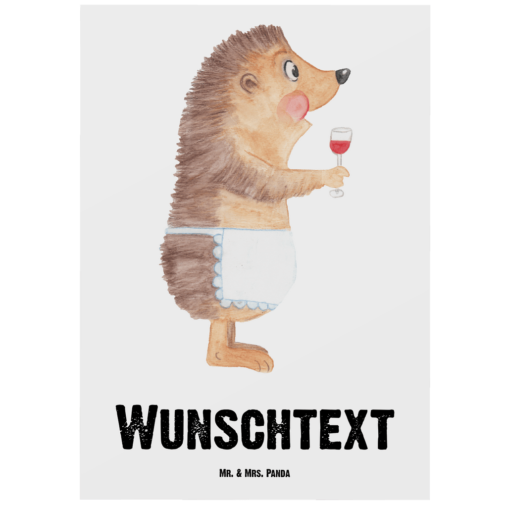 Personalisierte Postkarte Igel mit Wein Postkarte mit Namen, Postkarte bedrucken, Postkarte mit Wunschtext, Postkarte personalisierbar, Geschenkkarte mit Namen, Grußkarte mit Namen, Karte mit Namen, Einladung mit Namen, Ansichtskarte mit Namen, Geschenkkarte mit Wunschtext, Grußkarte mit Wunschtext, Karte mit Wunschtext, Einladung mit Wunschtext, Ansichtskarte mit Wunschtext, Tiermotive, Gute Laune, lustige Sprüche, Tiere, Wein Spruch, Igel, Geschenk Weintrinker, Geschenk Weinliebhaber, Wein Deko, Weinglas, Rotwein, Weißwein, Wein trinken