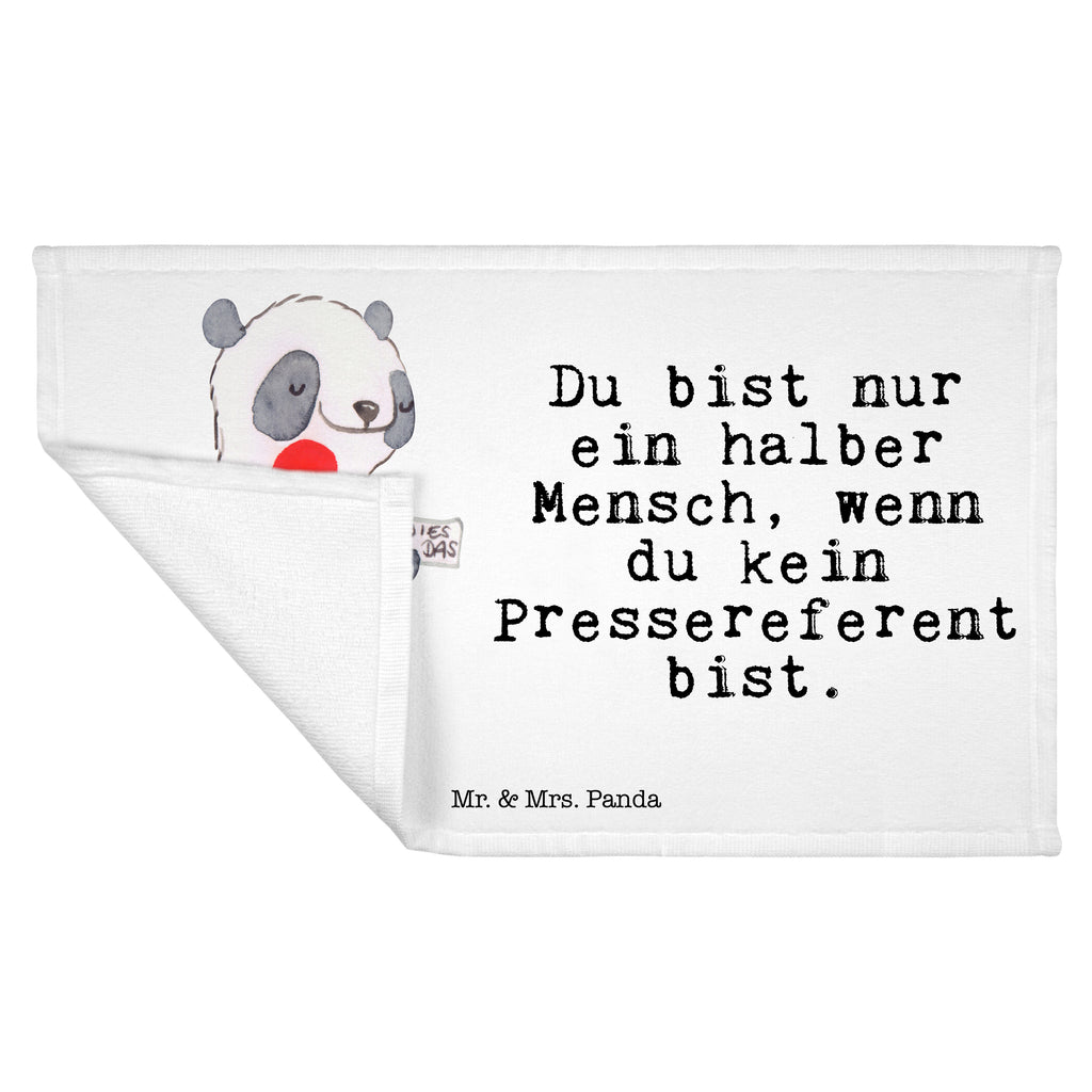 Handtuch Pressereferent mit Herz Gästetuch, Reisehandtuch, Sport Handtuch, Frottier, Kinder Handtuch, Beruf, Ausbildung, Jubiläum, Abschied, Rente, Kollege, Kollegin, Geschenk, Schenken, Arbeitskollege, Mitarbeiter, Firma, Danke, Dankeschön, Pressereferent, Pressemitarbeiter, Presseagentur, Studium