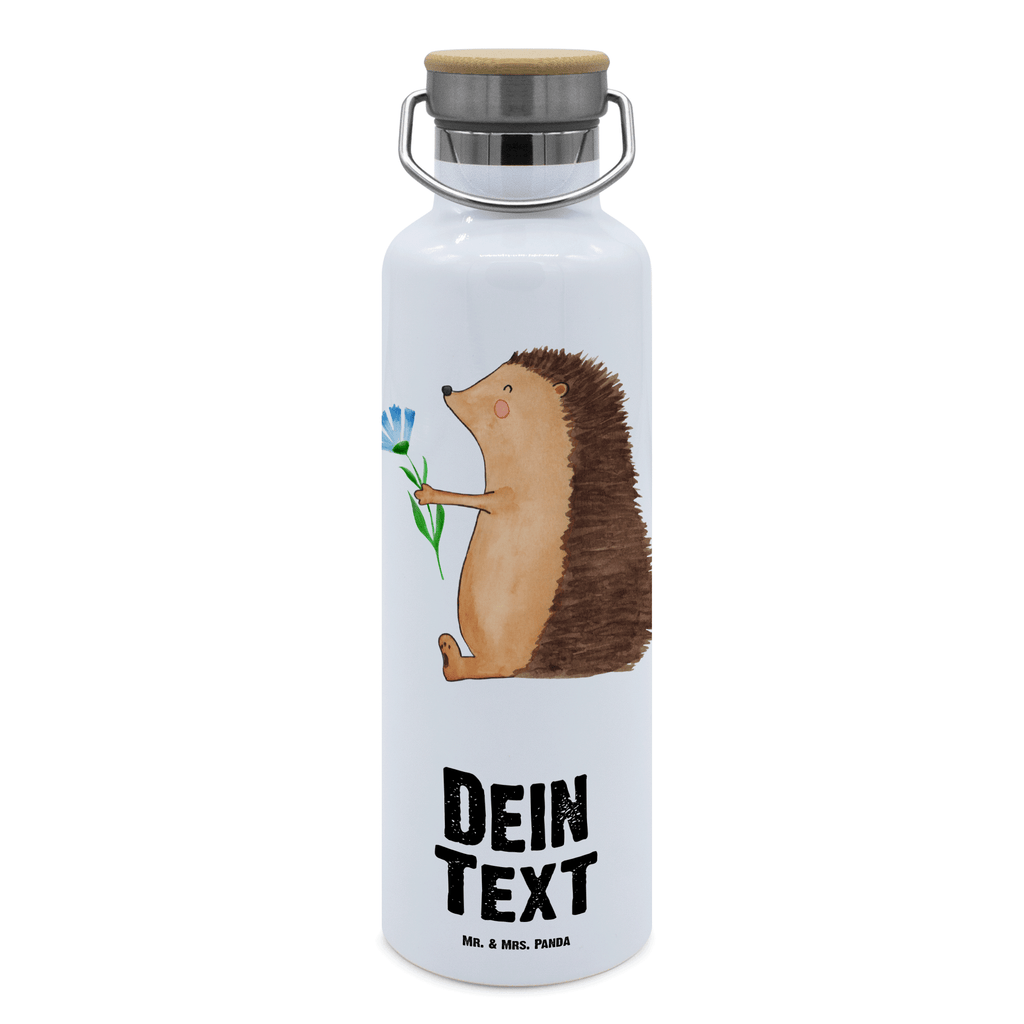 Personalisierte Trinkflasche Igel mit Blume Personalisierte Trinkflasche, Trinkflasche mit Namen, Trinkflasche bedrucken, Flasche personalisiert, Trinkflasch mit Aufdruck, Trinkflasche Werbegeschenk, Namensaufdruck Trinkflasche, Sportflasche personalisiert, Trinkflasche Sport, Tiermotive, Gute Laune, lustige Sprüche, Tiere, Igel, Gute Besserung, Genesungswünsche, Krankheit, Krankenhaus, krank, Besuch