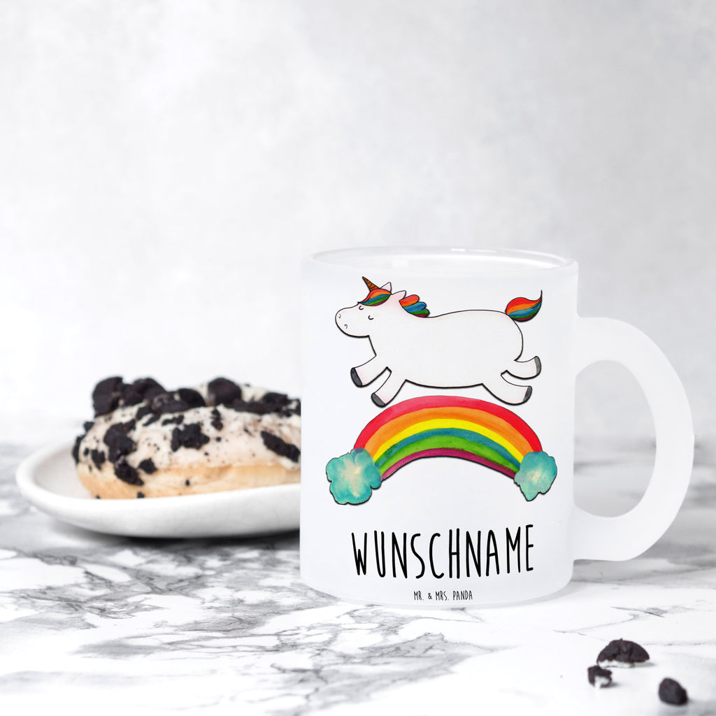 Personalisierte Teetasse Einhorn Regenbogen Personalisierte Teetasse, Personalisiertes Teeglas, Personalisierter Teebecher, Personalisierte Glas Teetasse, Personalisierte Teetasse aus Glas, Teetasse mit Namen, Teeglas mit Namen, Teebecher mit Namen, Glas Teetasse mit Namen, Teetasse aus Glas mit Namen, Teetasse Wunschname, Teetasse selbst gestalten., Einhorn, Einhörner, Einhorn Deko, Pegasus, Unicorn, Regenbogen, Glitzer, Einhornpower, Erwachsenwerden, Einhornautobahn