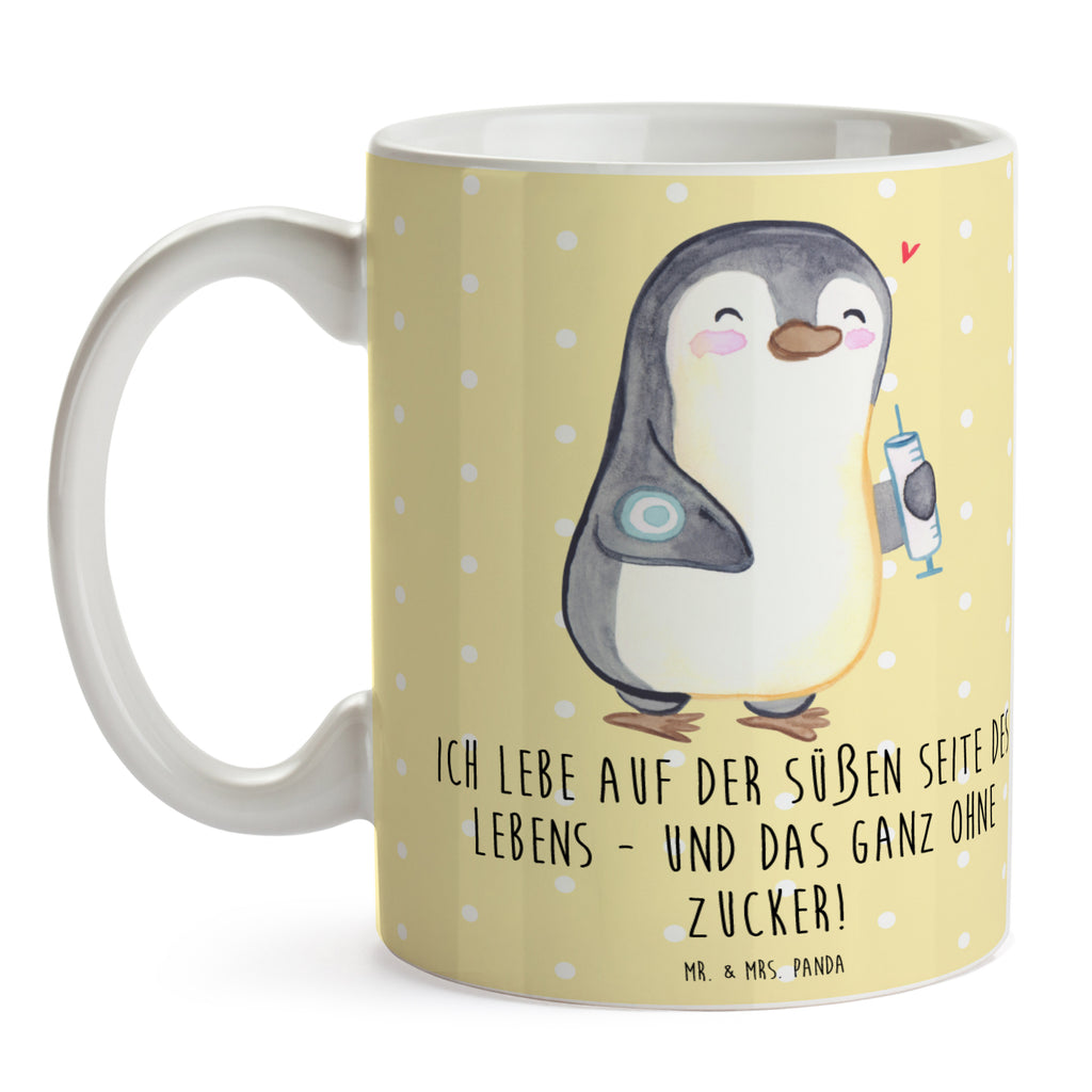 Tasse Pinguin Diabetes Tasse, Kaffeetasse, Teetasse, Becher, Kaffeebecher, Teebecher, Keramiktasse, Porzellantasse, Büro Tasse, Geschenk Tasse, Tasse Sprüche, Tasse Motive, Kaffeetassen, Tasse bedrucken, Designer Tasse, Cappuccino Tassen, Schöne Teetassen, Pinguin, Diabetes, Diabetes Mellitus, Zuckerkrankheit