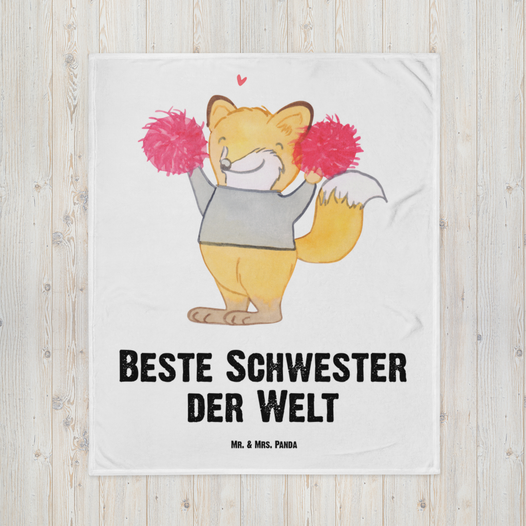 Kuscheldecke Fuchs Beste Schwester der Welt Decke, Wohndecke, Tagesdecke, Wolldecke, Sofadecke, für, Dankeschön, Geschenk, Schenken, Geburtstag, Geburtstagsgeschenk, Geschenkidee, Danke, Bedanken, Mitbringsel, Freude machen, Geschenktipp, Schwester, Geschwister, Schwesterherz, Sister, Familie, Kleinigkeit, Beste, Tochter