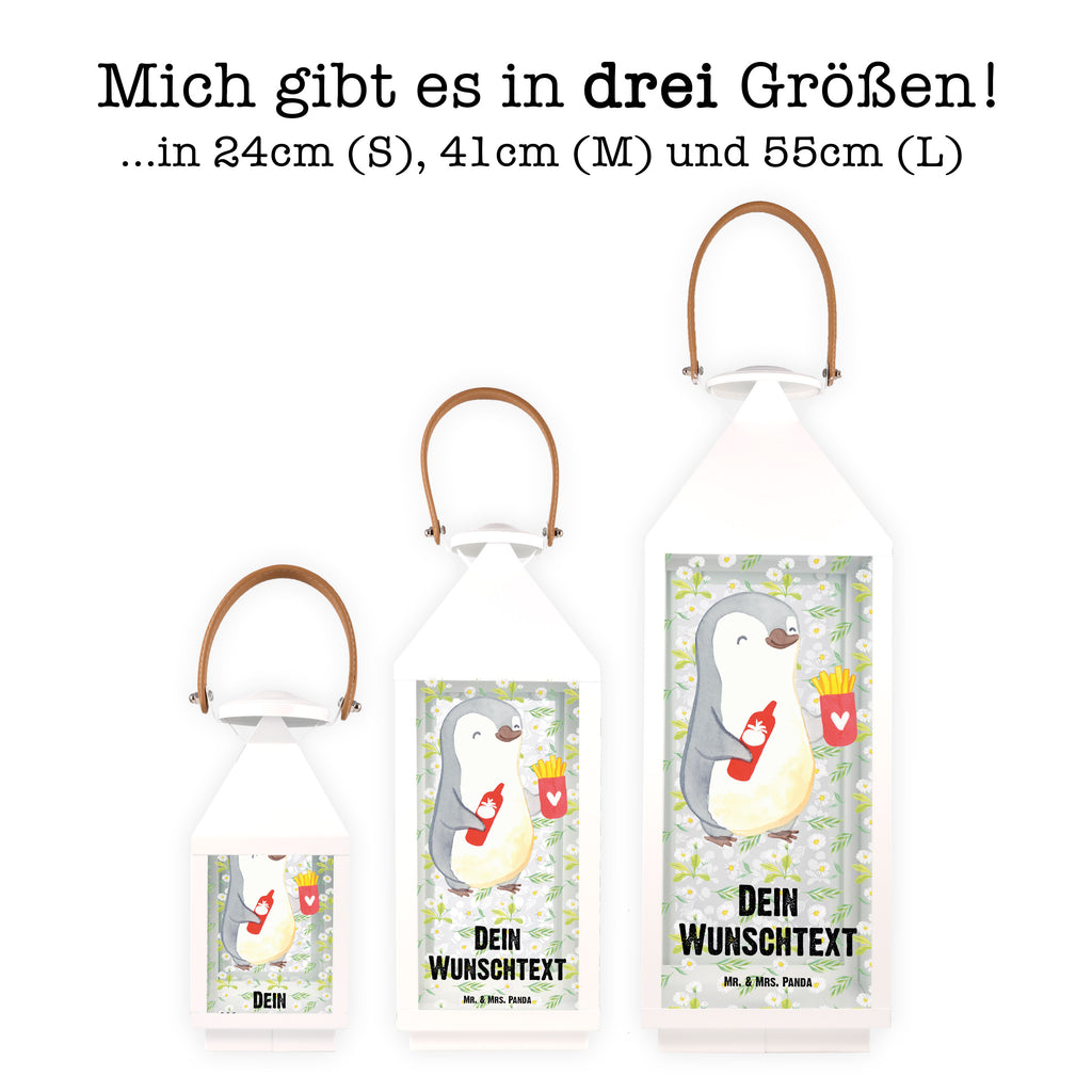 Personalisierte Deko Laterne Pinguin Pommes Gartenlampe, Gartenleuchte, Gartendekoration, Gartenlicht, Laterne kleine Laternen, XXL Laternen, Laterne groß, Liebe, Partner, Freund, Freundin, Ehemann, Ehefrau, Heiraten, Verlobung, Heiratsantrag, Liebesgeschenk, Jahrestag, Hocheitstag, Valentinstag, Geschenk für Frauen, Hochzeitstag, Mitbringsel, Geschenk für Freundin, Geschenk für Partner, Liebesbeweis, für Männer, für Ehemann