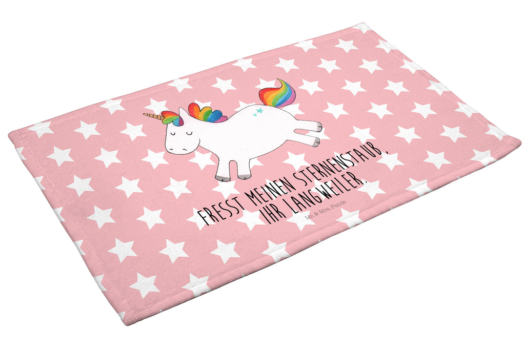 Handtuch Einhorn Happy Gästetuch, Reisehandtuch, Sport Handtuch, Frottier, Kinder Handtuch, Einhorn, Einhörner, Einhorn Deko, Pegasus, Unicorn, glücklich, fröhlich, Spaß, Freude, Lebensfreude, witzig, spannend, Lächeln, Lachen