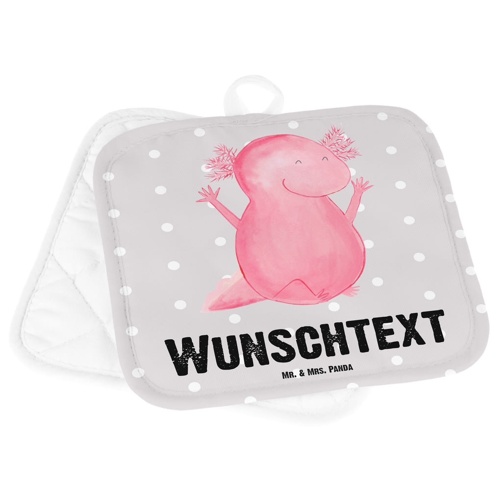 Personalisierte Topflappen Axolotl Hurra Topflappen personalisiert, Personalisierte Topfuntersetzer, Personalisierter Ofenhandschuh, Topflappen Set personalisiert, Topflappen mit Namen, Namensaufdruck, Axolotl, Molch, Axolot, Schwanzlurch, Lurch, Lurche, fröhlich, Spaß, Freude, Motivation, Zufriedenheit