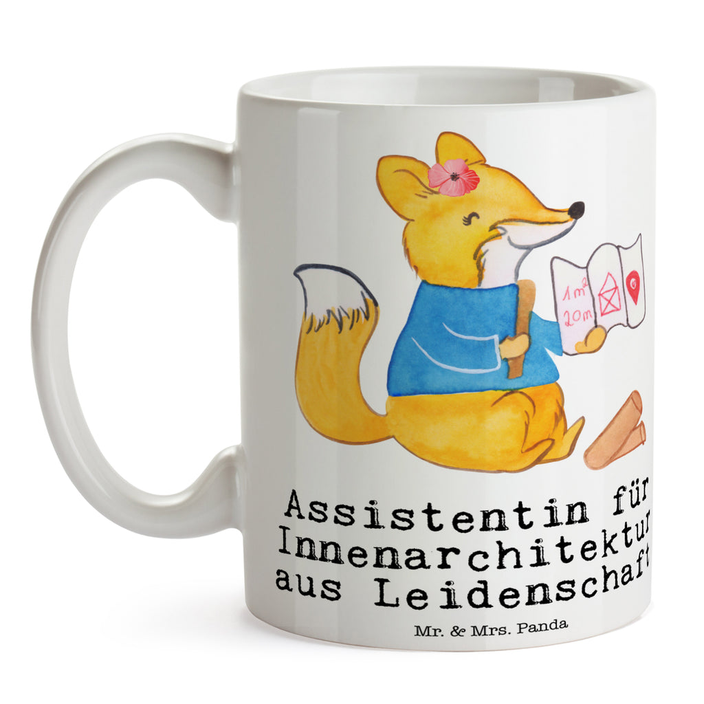 Tasse Assistentin für Innenarchitektur aus Leidenschaft Tasse, Kaffeetasse, Teetasse, Becher, Kaffeebecher, Teebecher, Keramiktasse, Porzellantasse, Büro Tasse, Geschenk Tasse, Tasse Sprüche, Tasse Motive, Kaffeetassen, Tasse bedrucken, Designer Tasse, Cappuccino Tassen, Schöne Teetassen, Beruf, Ausbildung, Jubiläum, Abschied, Rente, Kollege, Kollegin, Geschenk, Schenken, Arbeitskollege, Mitarbeiter, Firma, Danke, Dankeschön