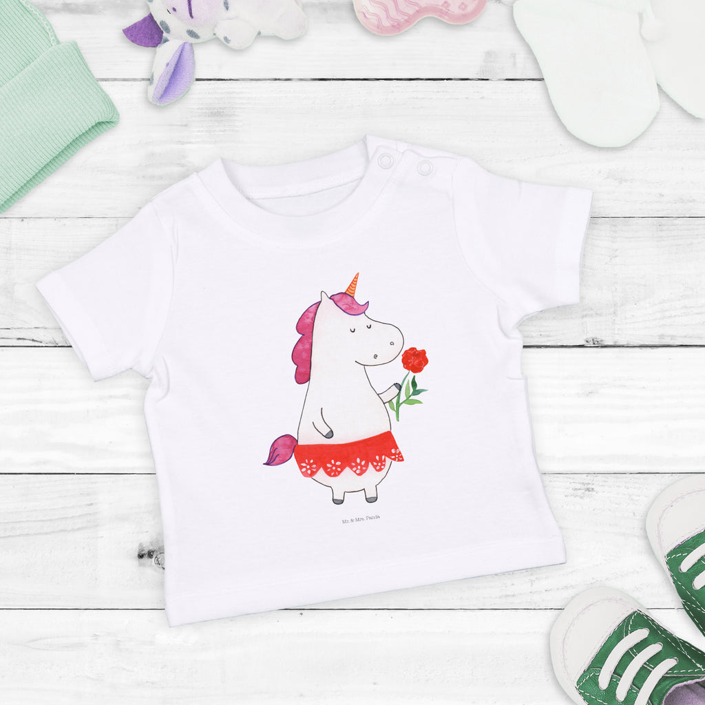 Organic Baby Shirt Einhorn Dame Baby T-Shirt, Jungen Baby T-Shirt, Mädchen Baby T-Shirt, Shirt, Einhorn, Einhörner, Einhorn Deko, Pegasus, Unicorn, Dame, Lady, feine Dame, Freundin, Frau, Bachelor, Bachelorette, Abfuhr, Schluss machen, Trennung