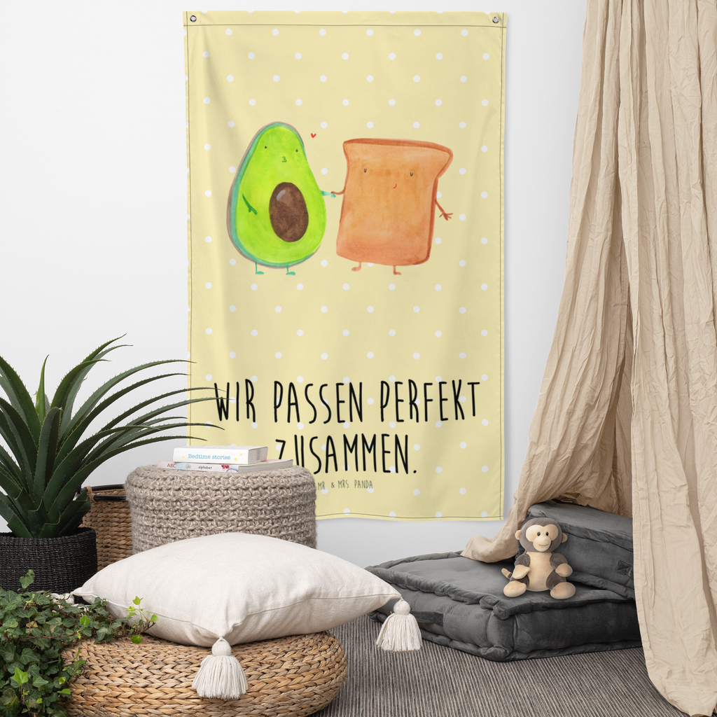 Wandteppich Avocado + Toast Wandbehang, Dekoration, Boho, Wandteppich, Wandtuch, Wanddeko, Tapisserie, Tapestry, Wandbild, Textil-Kunst, Schmuck-Wandbehang, Wand Deko, Kinderzimmer, Kinderzimmer Wand, Kinderzimmer Deko, Kinderzimmer Wanddeko, Avocado, Veggie, Vegan, Gesund, Toast, Toastbrot, Liebespaar, Pärchen, Freund, Freundin, Verlobt, Verlobungsparty, Hochzeit, Hochzeitsgeschenk, Jahrestag, Jahrestagsgeschenk