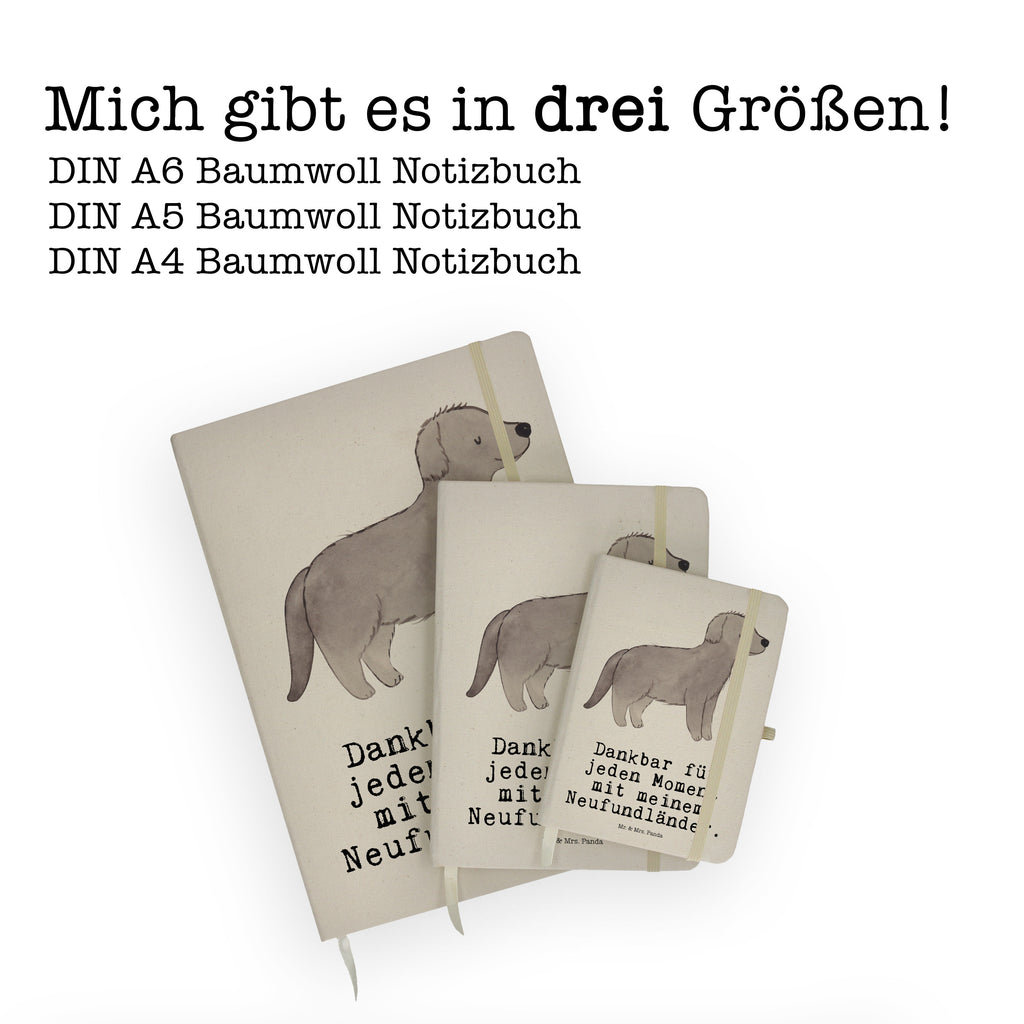 Baumwoll Notizbuch Neufundländer Moment Notizen, Eintragebuch, Tagebuch, Notizblock, Adressbuch, Journal, Kladde, Skizzenbuch, Notizheft, Schreibbuch, Schreibheft, Hund, Hunderasse, Rassehund, Hundebesitzer, Geschenk, Tierfreund, Schenken, Welpe, Neufundländer, Newfoundland