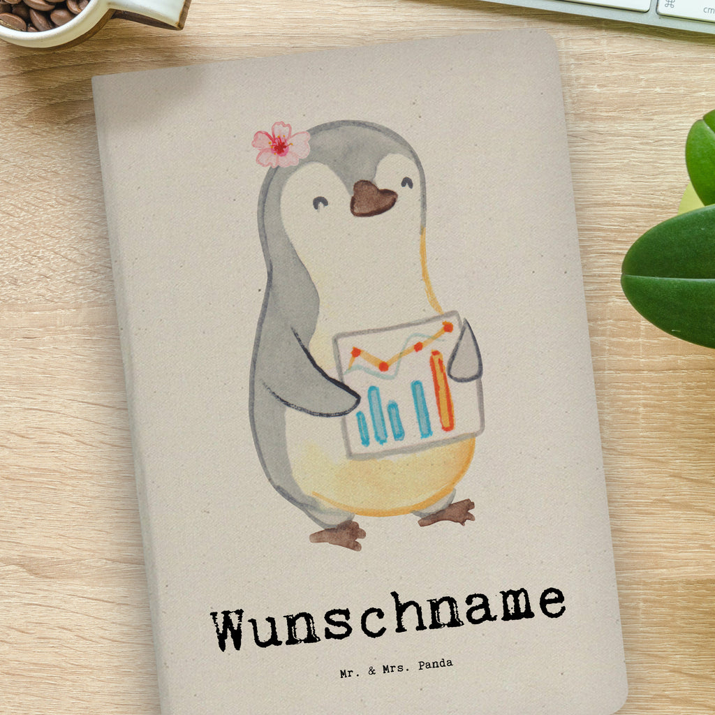 DIN A4 Personalisiertes Notizbuch Wirtschaftsanalytikerin mit Herz Personalisiertes Notizbuch, Notizbuch mit Namen, Notizbuch bedrucken, Personalisierung, Namensbuch, Namen, Beruf, Ausbildung, Jubiläum, Abschied, Rente, Kollege, Kollegin, Geschenk, Schenken, Arbeitskollege, Mitarbeiter, Firma, Danke, Dankeschön