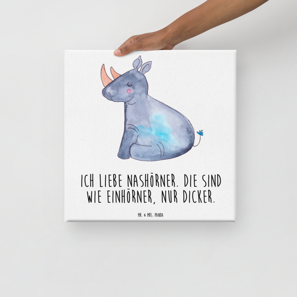 Leinwand Bild Einhorn Nashorn Leinwand, Bild, Kunstdruck, Wanddeko, Dekoration, Einhorn, Einhörner, Einhorn Deko, Pegasus, Unicorn, Regenbogen, witzig, lustig, Zoo, Glitzer, Einhornpower, Erwachsenwerden, Nashorn, Nashörner