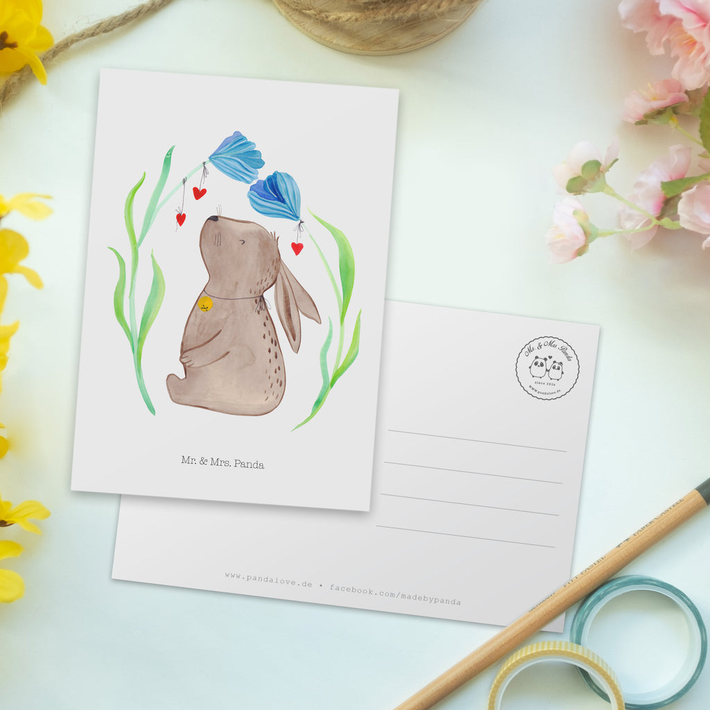 Postkarte Hase Blume Postkarte, Karte, Geschenkkarte, Grußkarte, Einladung, Ansichtskarte, Geburtstagskarte, Einladungskarte, Dankeskarte, Ansichtskarten, Einladung Geburtstag, Einladungskarten Geburtstag, Ostern, Osterhase, Ostergeschenke, Osternest, Osterdeko, Geschenke zu Ostern, Ostern Geschenk, Ostergeschenke Kinder, Ostern Kinder, Hase, Kaninchen, Kind, Taufe, Taufgeschenk, Geburt, Schwangerschaft, erstes Kind, Kindergeburtstag, Geburtstag, Hoffnung, Träume