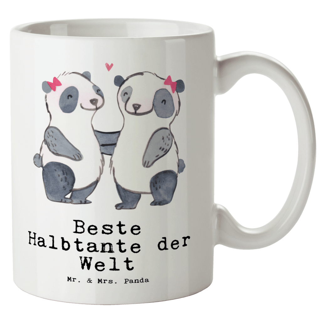 XL Tasse Panda Beste Halbtante der Welt XL Tasse, Große Tasse, Grosse Kaffeetasse, XL Becher, XL Teetasse, spülmaschinenfest, Jumbo Tasse, Groß, für, Dankeschön, Geschenk, Schenken, Geburtstag, Geburtstagsgeschenk, Geschenkidee, Danke, Bedanken, Mitbringsel, Freude machen, Geschenktipp, Halbtante, Tante, beste Tante, Stieftante, Stief, Stiefgeschwister, Familie, Kleinigkeit