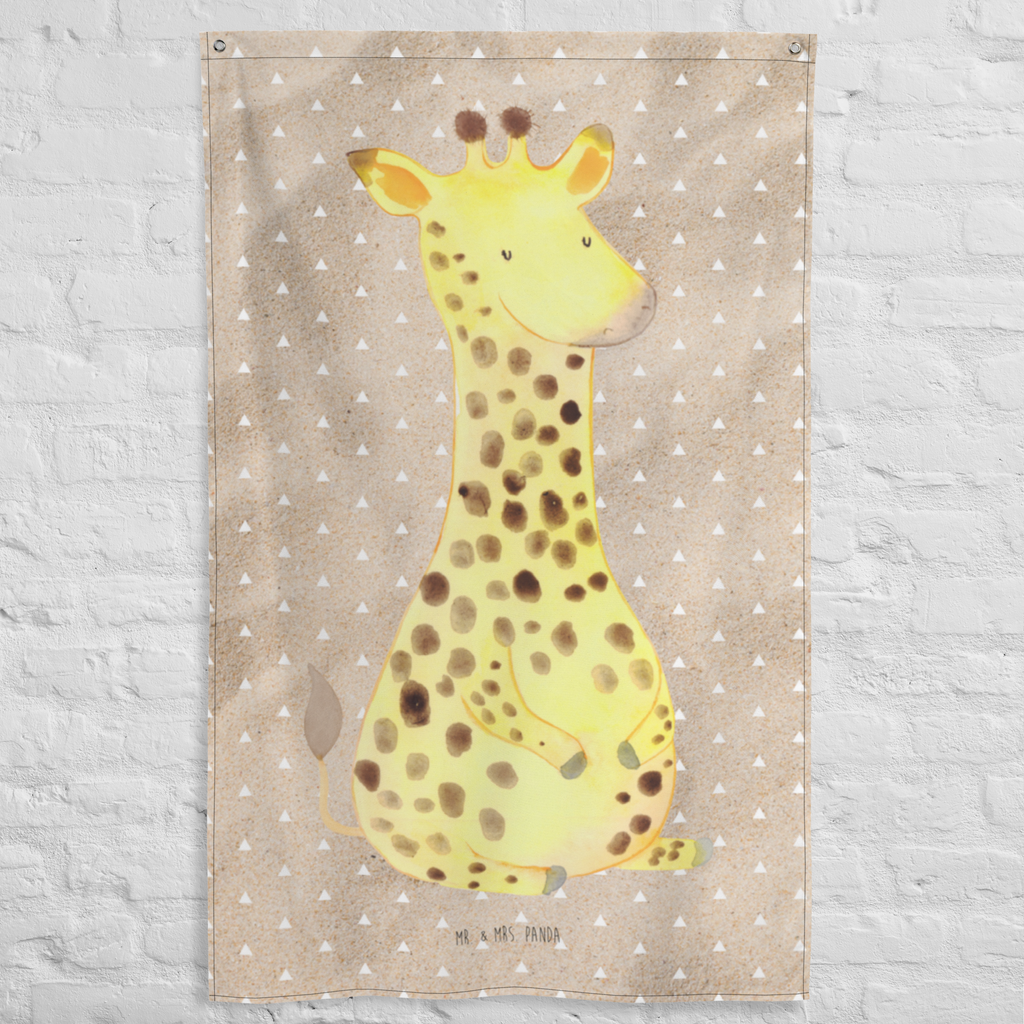 Wandteppich Giraffe Zufrieden Wandbehang, Dekoration, Boho, Wandteppich, Wandtuch, Wanddeko, Tapisserie, Tapestry, Wandbild, Textil-Kunst, Schmuck-Wandbehang, Wand Deko, Kinderzimmer, Kinderzimmer Wand, Kinderzimmer Deko, Kinderzimmer Wanddeko, Afrika, Wildtiere, Giraffe, Zufrieden, Glück, Abenteuer