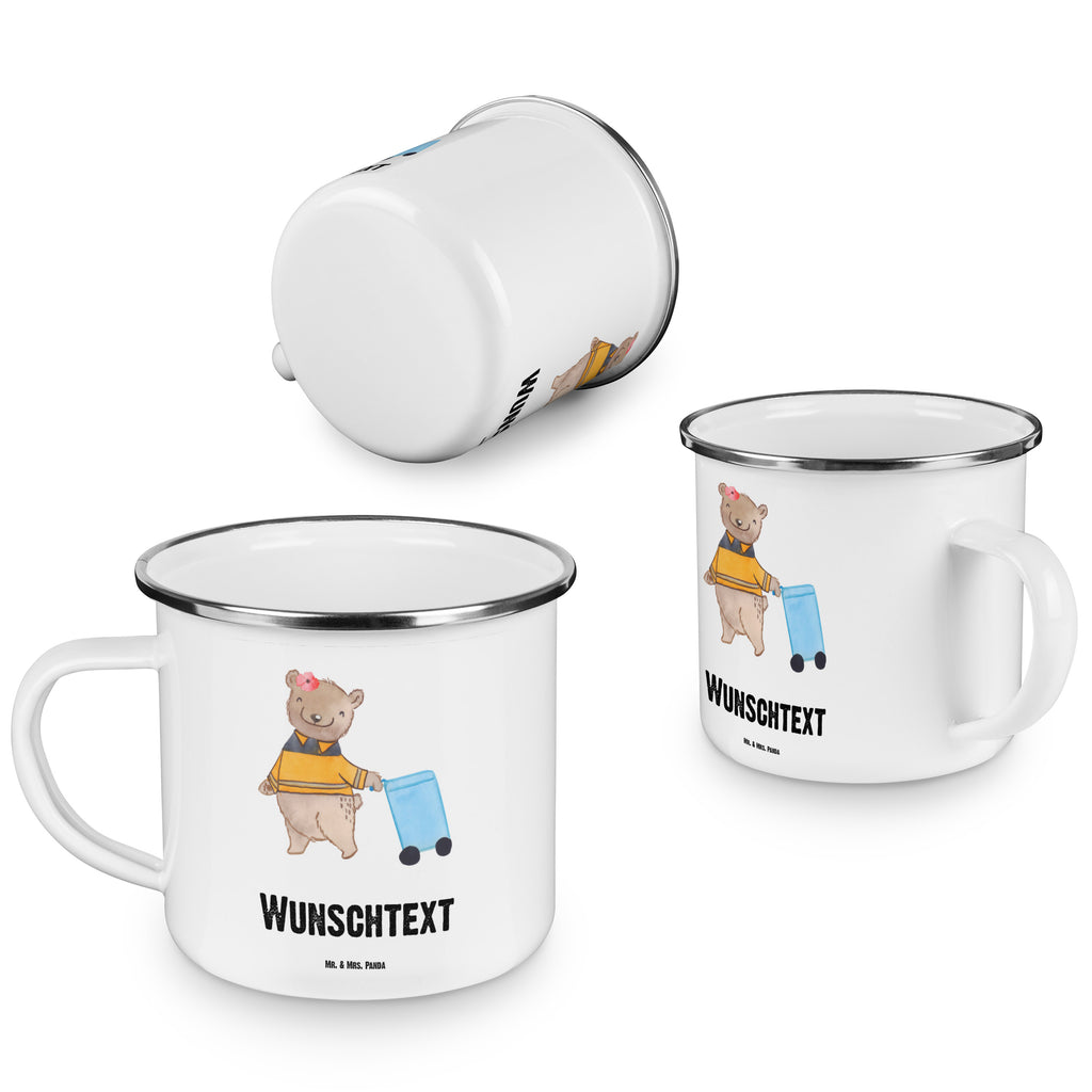 Personalisierte Emaille Tasse Fachkraft - Kreislauf- und Abfallwirtschaft mit Herz Emaille Tasse personalisiert, Emaille Tasse mit Namen, Campingtasse personalisiert, Namenstasse, Campingtasse bedrucken, Campinggeschirr personalsisert, tasse mit namen, personalisierte tassen, personalisierte tasse, tasse selbst gestalten, tasse bedrucken, tassen bedrucken, Beruf, Ausbildung, Jubiläum, Abschied, Rente, Kollege, Kollegin, Geschenk, Schenken, Arbeitskollege, Mitarbeiter, Firma, Danke, Dankeschön, Müllwerker, Fachkraft Kreislauf- und Abfallwirtschaft, Müllentsorger, Kehrichtmann, Müllmann, Müllfahrer