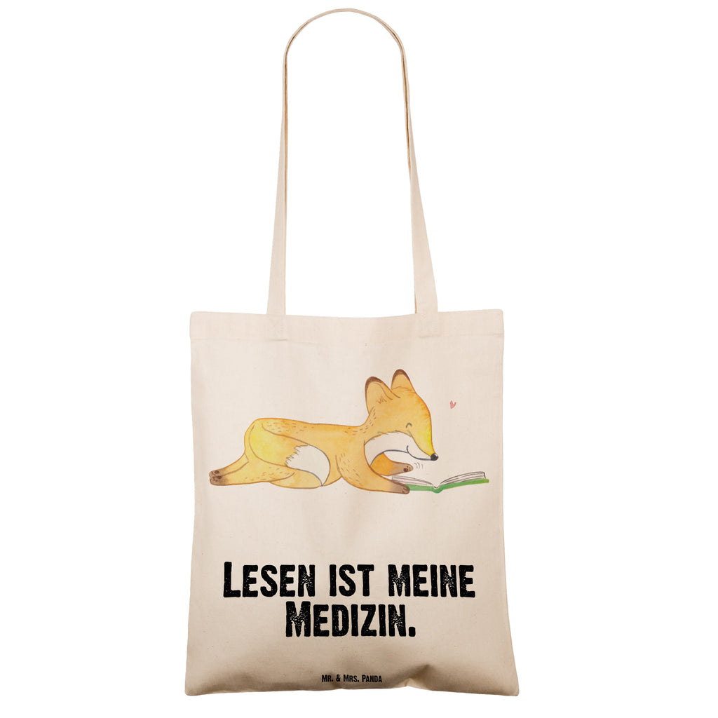 Tragetasche Fuchs Lesen Medizin Beuteltasche, Beutel, Einkaufstasche, Jutebeutel, Stoffbeutel, Tasche, Shopper, Umhängetasche, Strandtasche, Schultertasche, Stofftasche, Tragetasche, Badetasche, Jutetasche, Einkaufstüte, Laptoptasche, Geschenk, Sport, Sportart, Hobby, Schenken, Danke, Dankeschön, Auszeichnung, Gewinn, Sportler, lesen, Bücher lesen, Bücherwurm