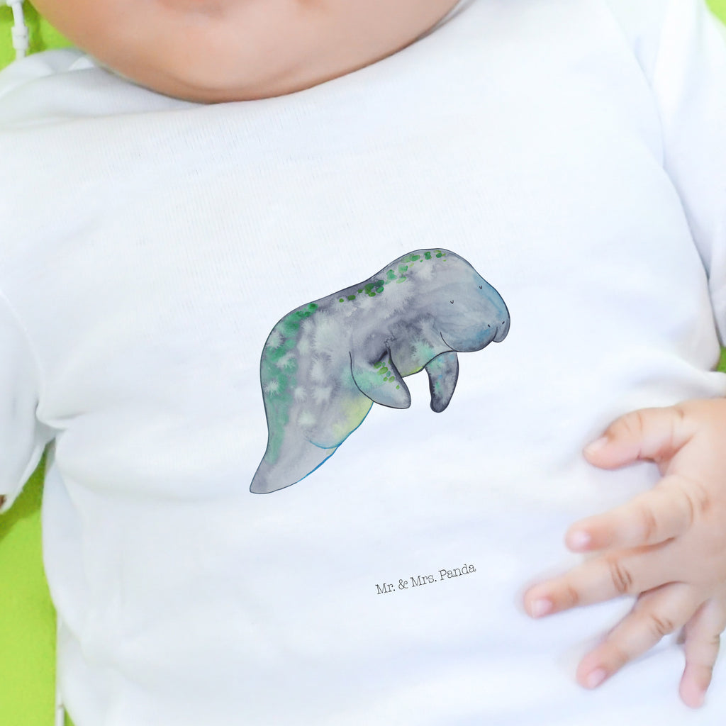 Organic Baby Shirt Seekuh Chillen Baby T-Shirt, Jungen Baby T-Shirt, Mädchen Baby T-Shirt, Shirt, Meerestiere, Meer, Urlaub, Seekuh, Seekühe, Diät, Abnehmen, Zucker, Diätwahn, Essen, Süßigkeiten