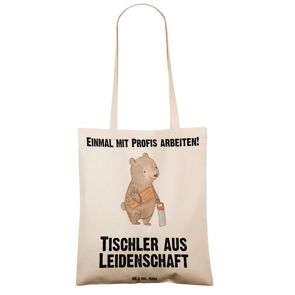 Tragetasche Tischler aus Leidenschaft Beuteltasche, Beutel, Einkaufstasche, Jutebeutel, Stoffbeutel, Tasche, Shopper, Umhängetasche, Strandtasche, Schultertasche, Stofftasche, Tragetasche, Badetasche, Jutetasche, Einkaufstüte, Laptoptasche, Beruf, Ausbildung, Jubiläum, Abschied, Rente, Kollege, Kollegin, Geschenk, Schenken, Arbeitskollege, Mitarbeiter, Firma, Danke, Dankeschön