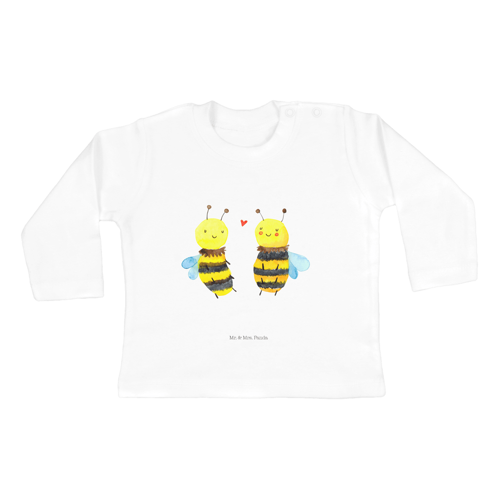 Baby Longsleeve Biene Verliebt Mädchen, Jungen, Baby, Langarm, Bio, Kleidung, Biene, Wespe, Hummel