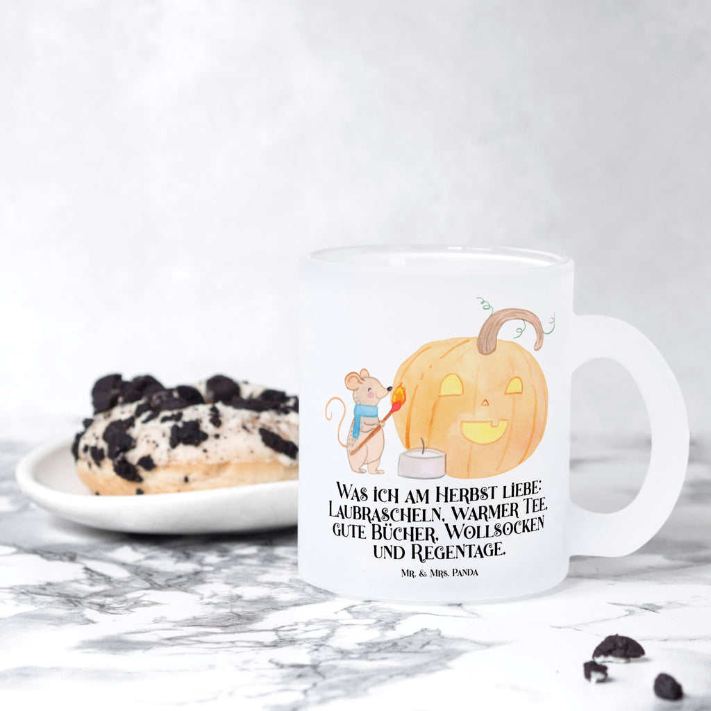 Teetasse Kürbis Maus Teetasse, Teeglas, Teebecher, Tasse mit Henkel, Tasse, Glas Teetasse, Teetasse aus Glas, Halloween, Deko, Martinssingen, Dekoration, Geschenke, Schenken, Halloween Deko, Trick or Treat, Süßes sonst gibt's saures, Maus, Kürbis, Kerzen