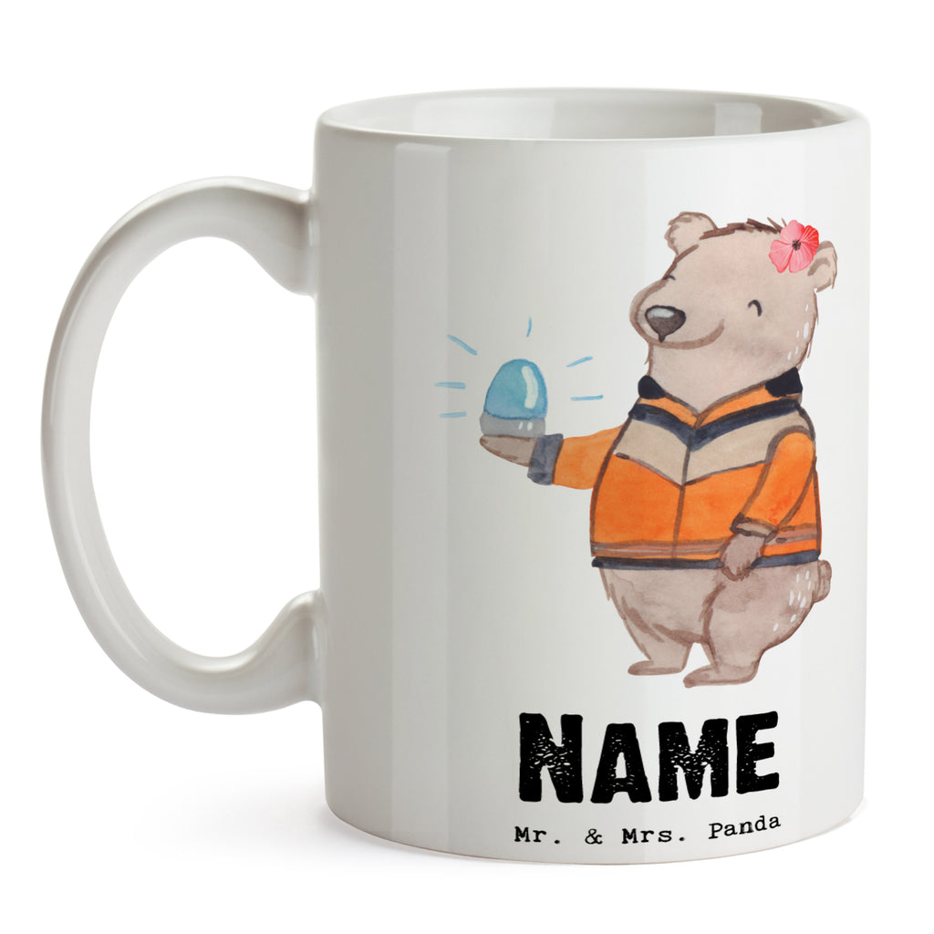 Personalisierte Tasse Rettungssanitäterin mit Herz Personalisierte Tasse, Namenstasse, Wunschname, Personalisiert, Tasse, Namen, Drucken, Tasse mit Namen, Beruf, Ausbildung, Jubiläum, Abschied, Rente, Kollege, Kollegin, Geschenk, Schenken, Arbeitskollege, Mitarbeiter, Firma, Danke, Dankeschön