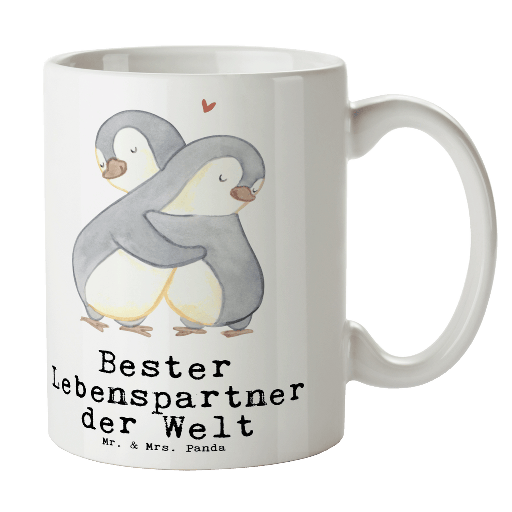 Tasse Pinguin Bester Lebenspartner der Welt Tasse, Kaffeetasse, Teetasse, Becher, Kaffeebecher, Teebecher, Keramiktasse, Porzellantasse, Büro Tasse, Geschenk Tasse, Tasse Sprüche, Tasse Motive, Kaffeetassen, Tasse bedrucken, Designer Tasse, Cappuccino Tassen, Schöne Teetassen, für, Dankeschön, Geschenk, Schenken, Geburtstag, Geburtstagsgeschenk, Geschenkidee, Danke, Bedanken, Mitbringsel, Freude machen, Geschenktipp, Lebenspartner, Ehepartner, Partner, Ehemann, Ehefrau, Liebe, Freund, Freundin, Hochzeitstag, verliebt