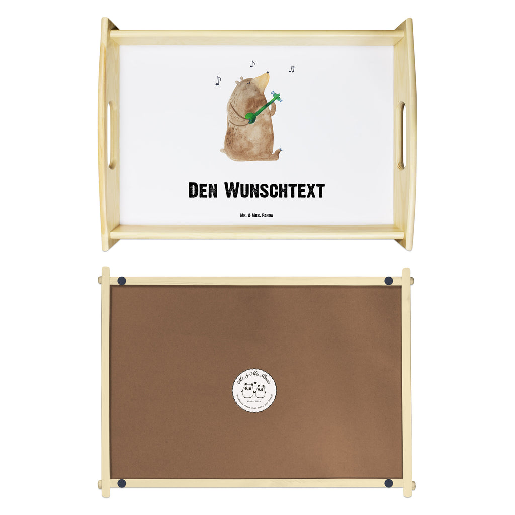 Personalisiertes Serviertablett Bär Gitarre Personalisiertes Serviertablett, Personalisiertes Tablett, Personalisiertes Holztablett, Personalisiertes Küchentablett, Personalisiertes Dekotablett, Personalisiertes Frühstückstablett, Serviertablett mit Namen, Tablett mit Namen, Bär, Teddy, Teddybär