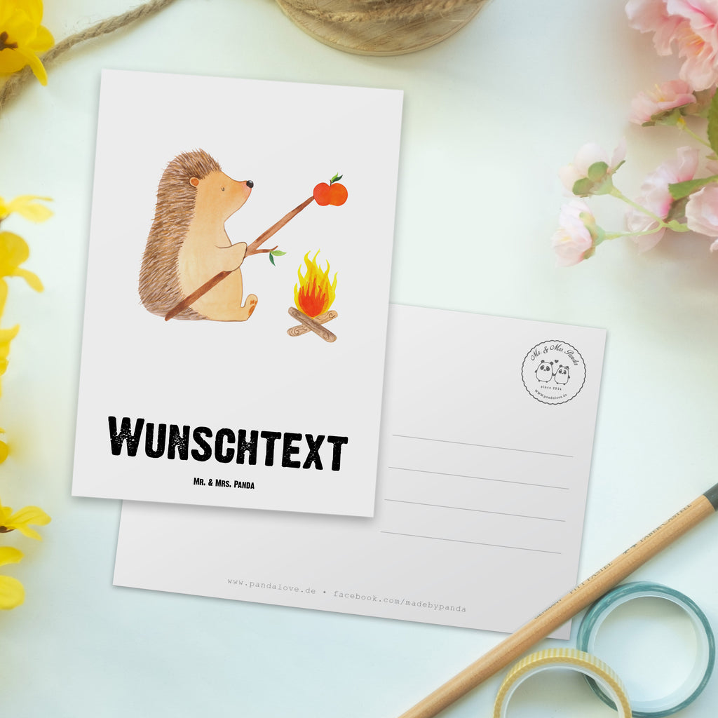 Personalisierte Postkarte Igel grillt Postkarte mit Namen, Postkarte bedrucken, Postkarte mit Wunschtext, Postkarte personalisierbar, Geschenkkarte mit Namen, Grußkarte mit Namen, Karte mit Namen, Einladung mit Namen, Ansichtskarte mit Namen, Geschenkkarte mit Wunschtext, Grußkarte mit Wunschtext, Karte mit Wunschtext, Einladung mit Wunschtext, Ansichtskarte mit Wunschtext, Tiermotive, Gute Laune, lustige Sprüche, Tiere, Igel, Grillen, Ziele, Motivation, arbeitslos, Sinn des Lebens, Spruch