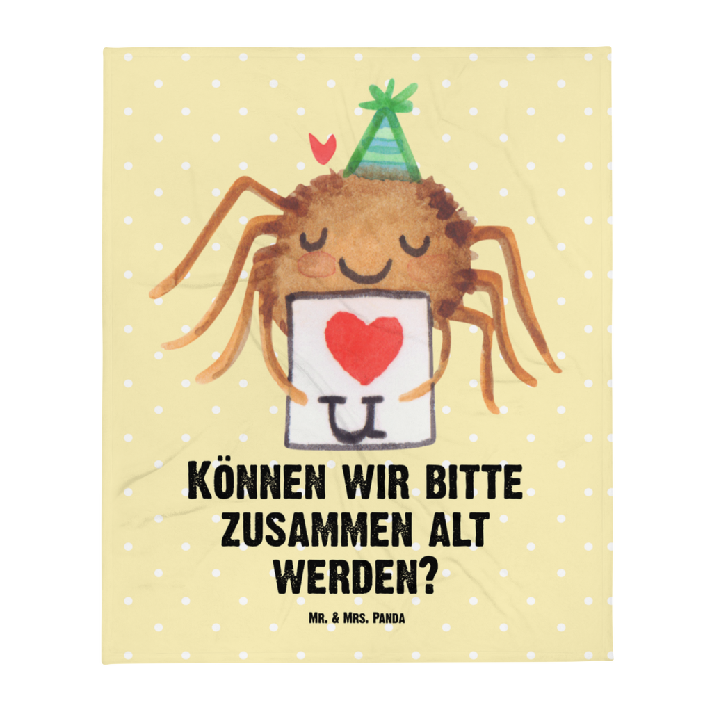 Kuscheldecke Spinne Agathe Brief Decke, Wohndecke, Tagesdecke, Wolldecke, Sofadecke, Spinne Agathe, Spinne, Agathe, Videos, Merchandise, Liebesbeweis, Ich Liebe dich, Heiratsantrag, Verliebt, Liebespaar, Liebesgeschenk, Treuebeweis, Treuetest