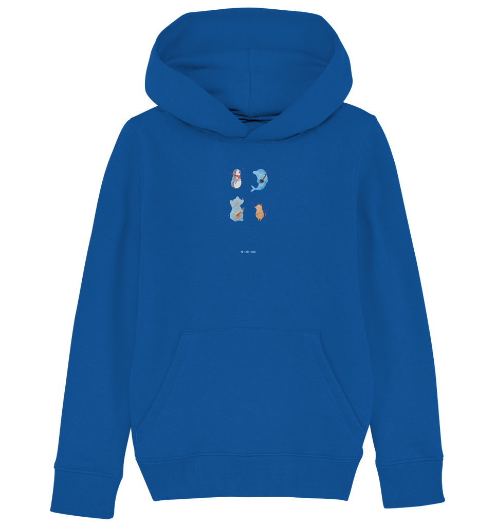 Organic Kinder Hoodie Big Band Kinder Hoodie, Kapuzenpullover, Kinder Oberteil, Mädchen Hoodie, Jungen Hoodie, Mädchen Kapuzenpullover, Jungen Kapuzenpullover, Mädchen Kleidung, Jungen Kleidung, Mädchen Oberteil, Jungen Oberteil, Tiermotive, Gute Laune, lustige Sprüche, Tiere, Hund, Pinguin, Maus, Elefant, Delfin, Gitarre, Band, Triangel, Musikanten, Musik