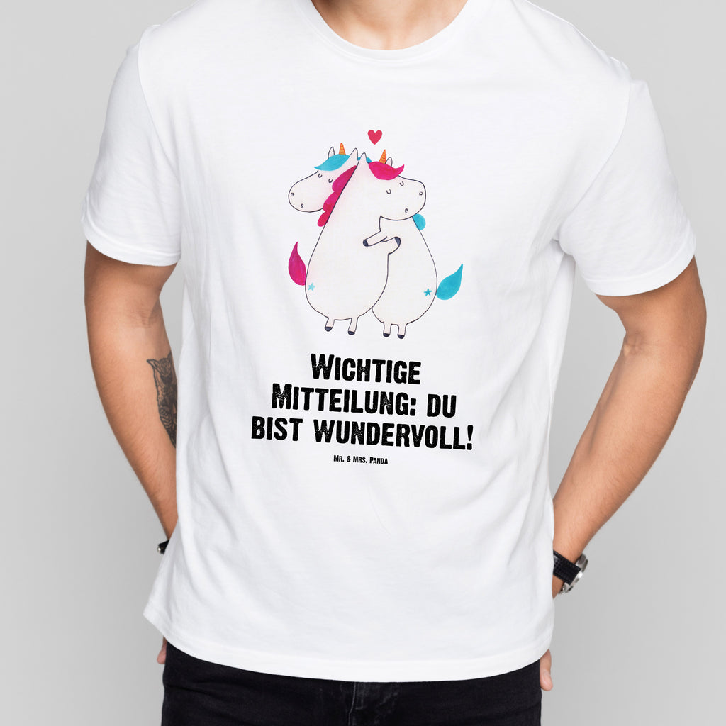 T-Shirt Standard Einhorn Mitteilung T-Shirt, Shirt, Tshirt, Lustiges T-Shirt, T-Shirt mit Spruch, Party, Junggesellenabschied, Jubiläum, Geburstag, Herrn, Damen, Männer, Frauen, Schlafshirt, Nachthemd, Sprüche, Einhorn, Einhörner, Einhorn Deko, Pegasus, Unicorn, Valentinstag, Valentine, Liebe, Geschenk, Partner, Ehe, lustig, witzig, Spruch