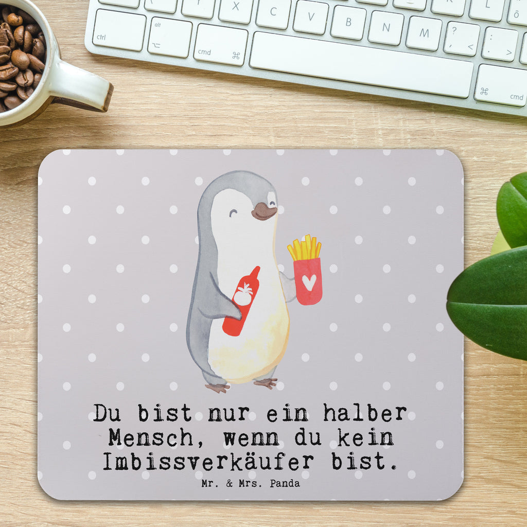 Mauspad Imbissverkäufer mit Herz Mousepad, Computer zubehör, Büroausstattung, PC Zubehör, Arbeitszimmer, Mauspad, Einzigartiges Mauspad, Designer Mauspad, Mausunterlage, Mauspad Büro, Beruf, Ausbildung, Jubiläum, Abschied, Rente, Kollege, Kollegin, Geschenk, Schenken, Arbeitskollege, Mitarbeiter, Firma, Danke, Dankeschön, Imbissbesitzer, Imbissverkäufer, Pommesverkäufer, Pommesliebe