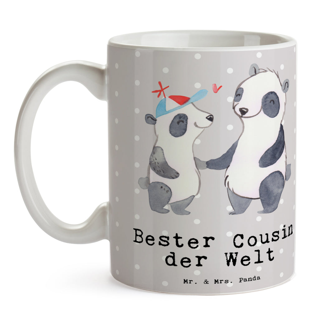 Tasse Panda Bester Cousin der Welt Tasse, Kaffeetasse, Teetasse, Becher, Kaffeebecher, Teebecher, Keramiktasse, Porzellantasse, Büro Tasse, Geschenk Tasse, Tasse Sprüche, Tasse Motive, Kaffeetassen, Tasse bedrucken, Designer Tasse, Cappuccino Tassen, Schöne Teetassen, für, Dankeschön, Geschenk, Schenken, Geburtstag, Geburtstagsgeschenk, Geschenkidee, Danke, Bedanken, Mitbringsel, Freude machen, Geschenktipp, Cousin, Kousin, Vetter, Sohn von Onkel, Sohn von Tante, Familie, Verwandtschaft, Cousine