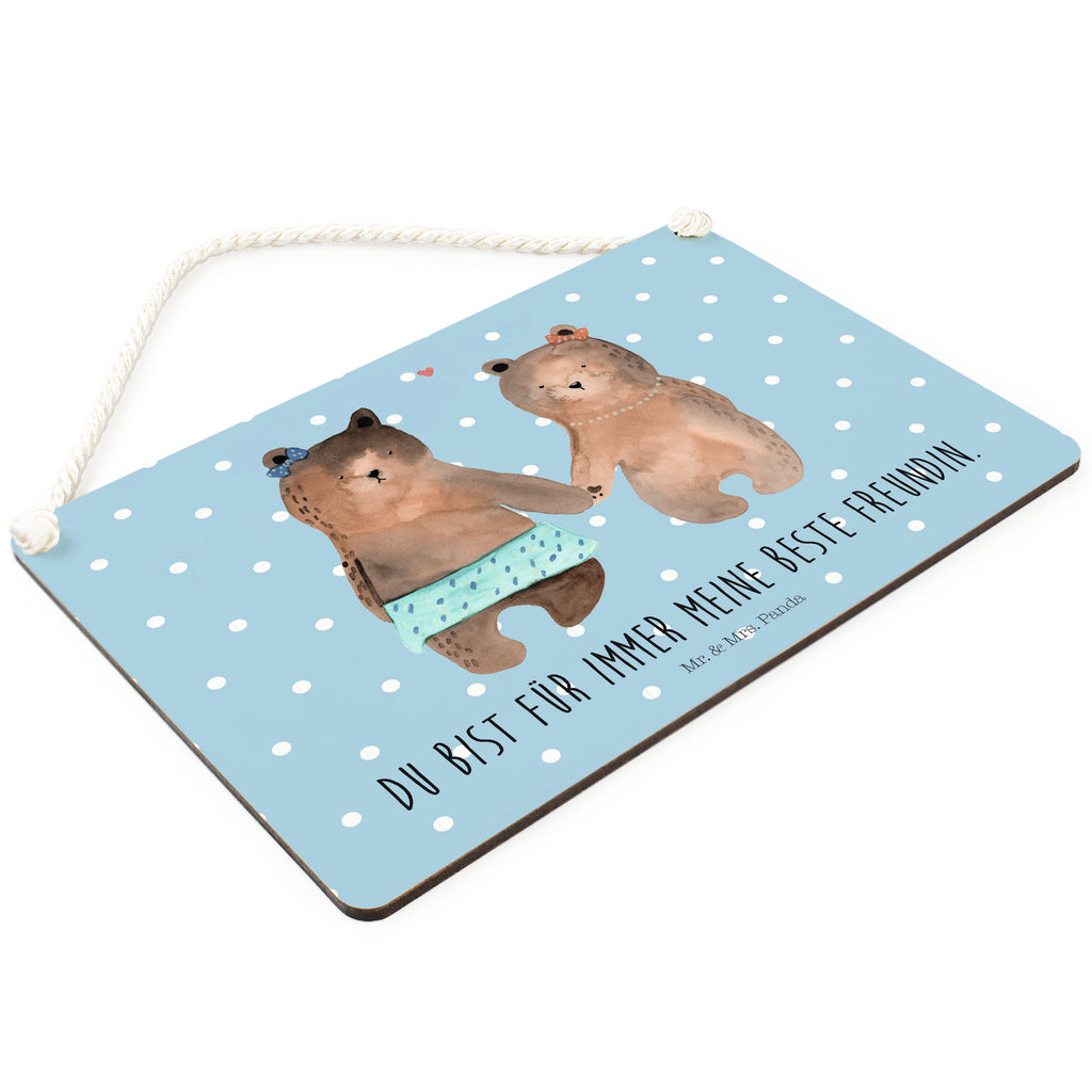 Deko Schild Bär Freundin Dekoschild, Deko Schild, Schild, Tür Schild, Türschild, Holzschild, Wandschild, Wanddeko, Bär, Teddy, Teddybär, Bär Freundin Beste Freund Liebe Liebesbeweis Verliebt Kumpel Kumpeliene