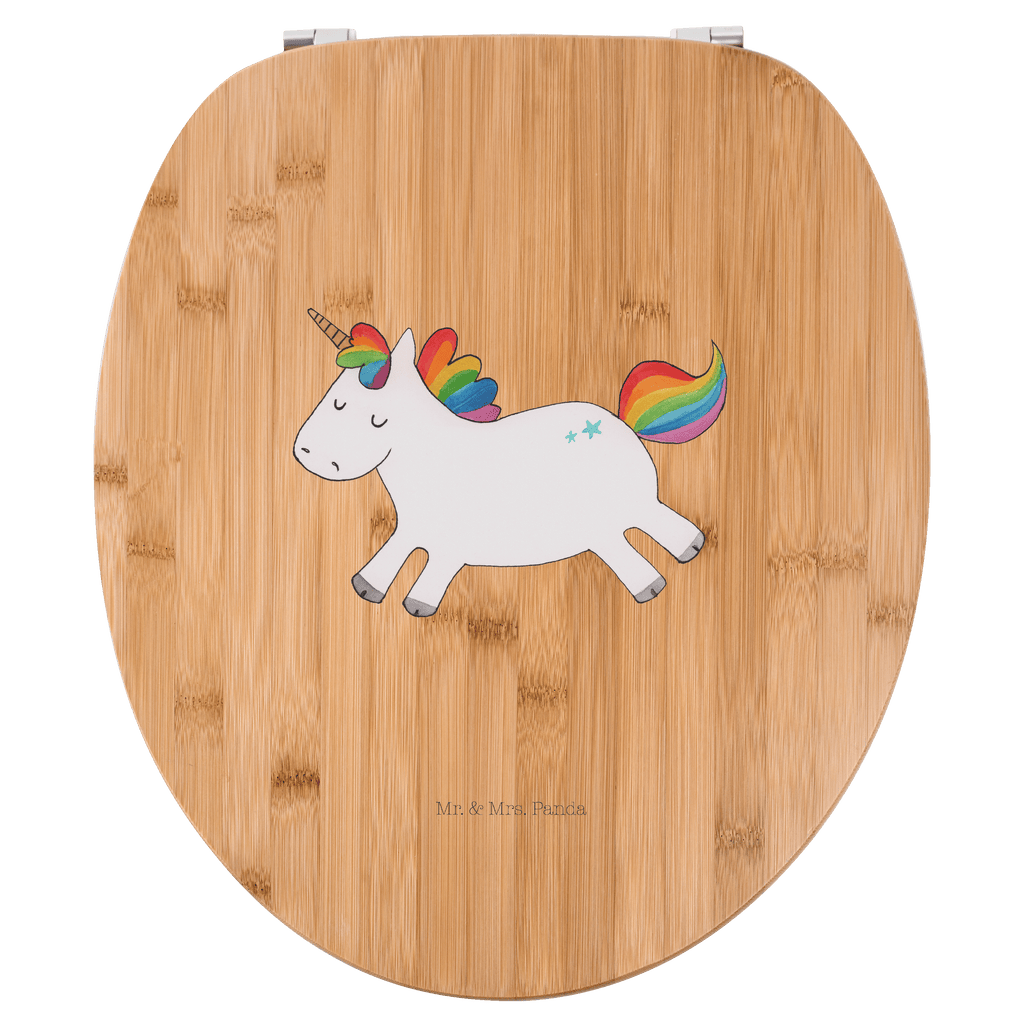 Motiv WC Sitz Einhorn Happy Klobrille, Klodeckel, Toilettendeckel, WC-Sitz, Toilette, Einhorn, Einhörner, Einhorn Deko, Pegasus, Unicorn, glücklich, fröhlich, Spaß, Freude, Lebensfreude, witzig, spannend, Lächeln, Lachen