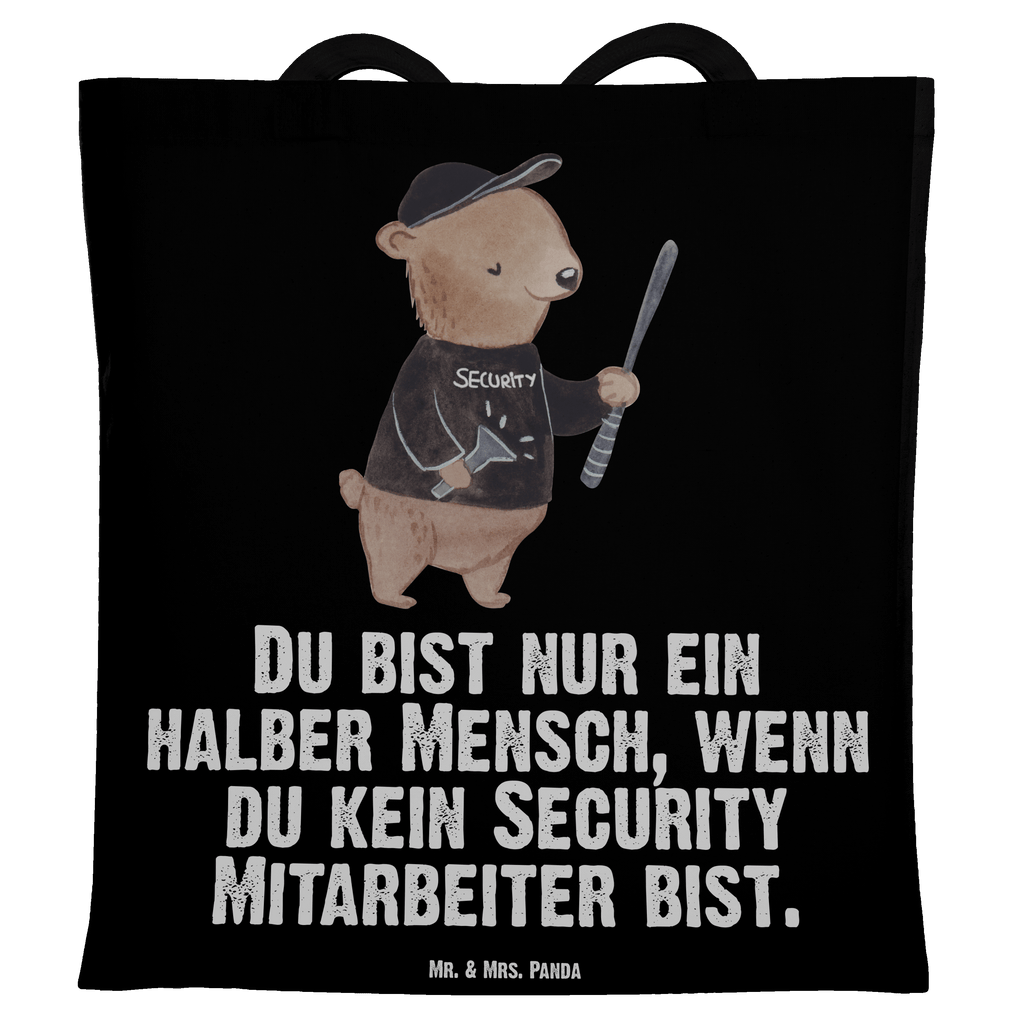 Tragetasche Security Mitarbeiter mit Herz Beuteltasche, Beutel, Einkaufstasche, Jutebeutel, Stoffbeutel, Tasche, Shopper, Umhängetasche, Strandtasche, Schultertasche, Stofftasche, Tragetasche, Badetasche, Jutetasche, Einkaufstüte, Laptoptasche, Beruf, Ausbildung, Jubiläum, Abschied, Rente, Kollege, Kollegin, Geschenk, Schenken, Arbeitskollege, Mitarbeiter, Firma, Danke, Dankeschön