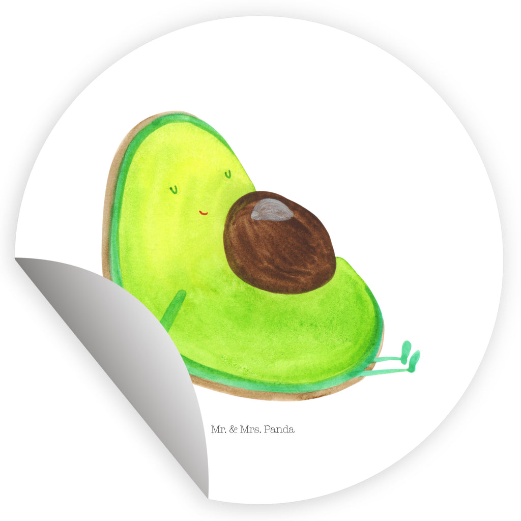 Rund Aufkleber Avocado schwanger Sticker, Aufkleber, Etikett, Avocado, Veggie, Vegan, Gesund, schwanger, Schwangerschaft, Babyparty, Babyshower