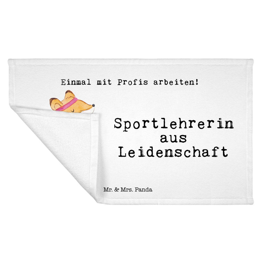 Handtuch Sportlehrerin aus Leidenschaft Gästetuch, Reisehandtuch, Sport Handtuch, Frottier, Kinder Handtuch, Beruf, Ausbildung, Jubiläum, Abschied, Rente, Kollege, Kollegin, Geschenk, Schenken, Arbeitskollege, Mitarbeiter, Firma, Danke, Dankeschön